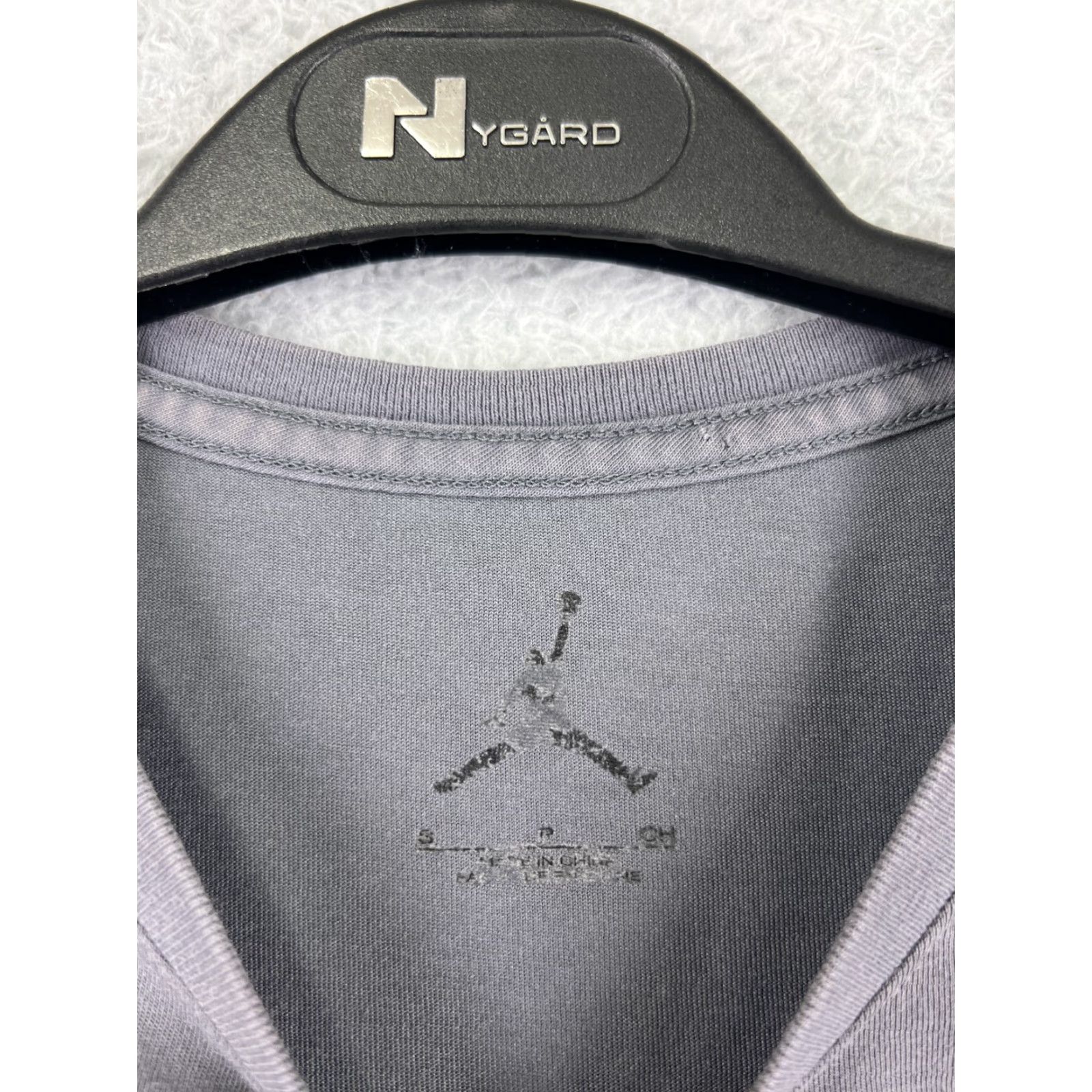 Jordan Brand Jordan Shirt Mens Small Gray Jumpman Air Basketball Cotton Blend Short Sleeve Size US S / EU 44-46 / 1 - 3 Thumbnail