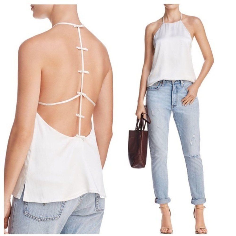 CAMI NYC NWT New $173 Cami NYC The Mara Camisole Silk White Top S Size S / US 4 / IT 40 - 1 Thumbnail