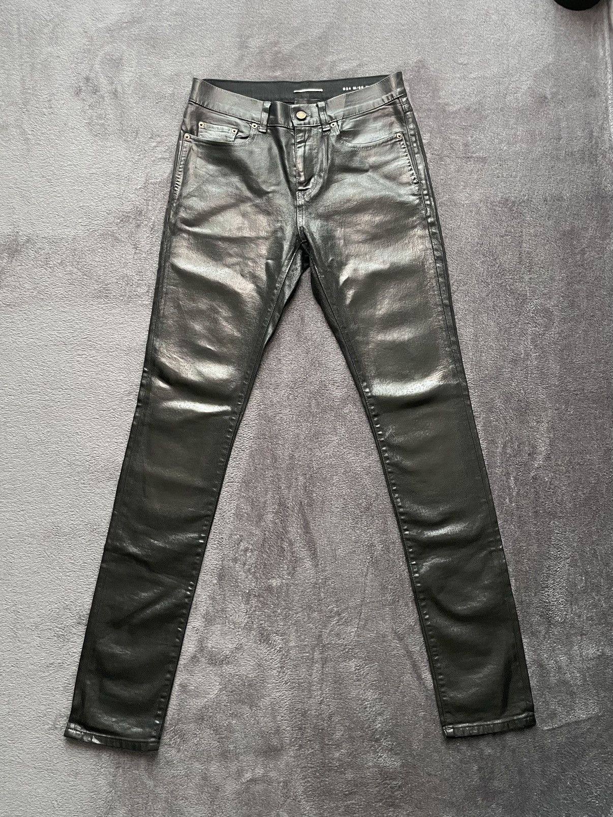 Saint Laurent Paris Saint Laurent Paris Waxed Jeans Grailed
