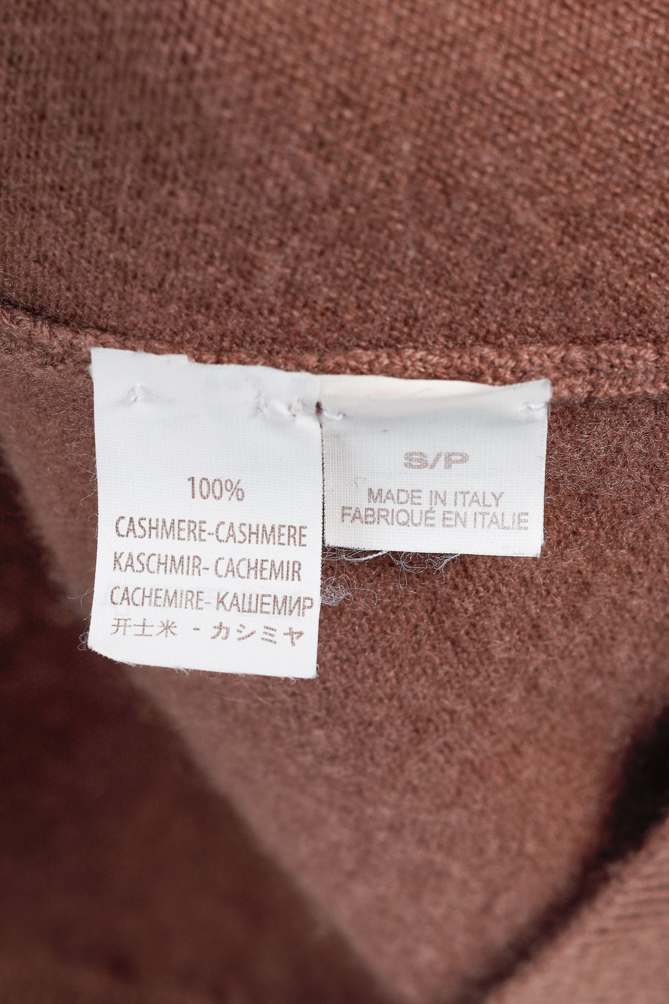 Brunello Cucinelli Brunello Cucinelli Dusty Rose Cashmere V-Neck Cardigan Size S / US 4 / IT 40 - 8 Thumbnail