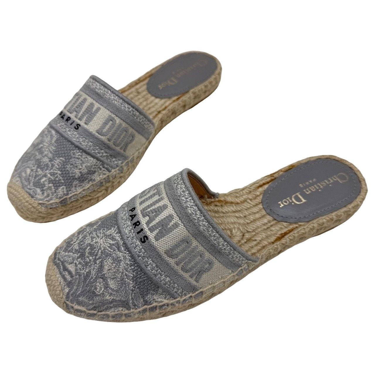 Dior Dior Granville Embroidered Mules Size 36 Size US 6 / IT 36 - 1 Thumbnail