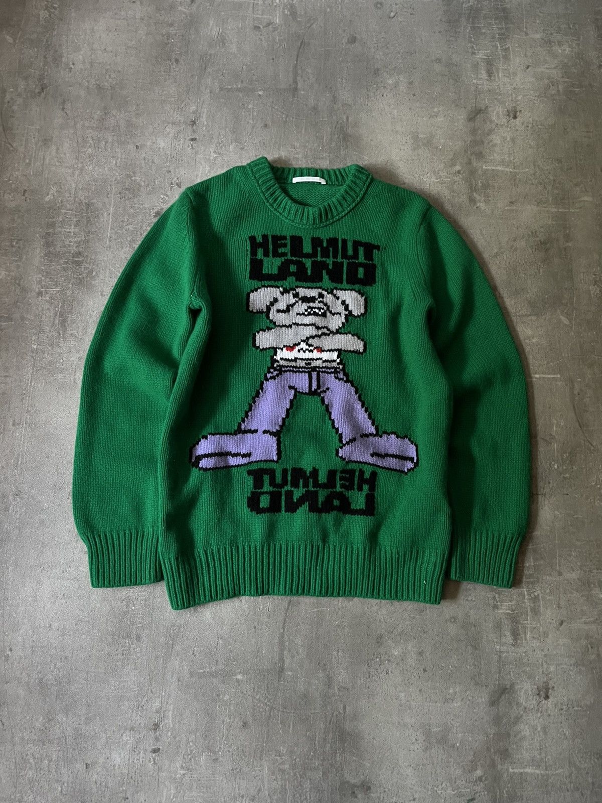 Helmut Lang Helmut Lang F/W 2020 wool green sweater Size US L / EU 52-54 / 3 - 1 Thumbnail
