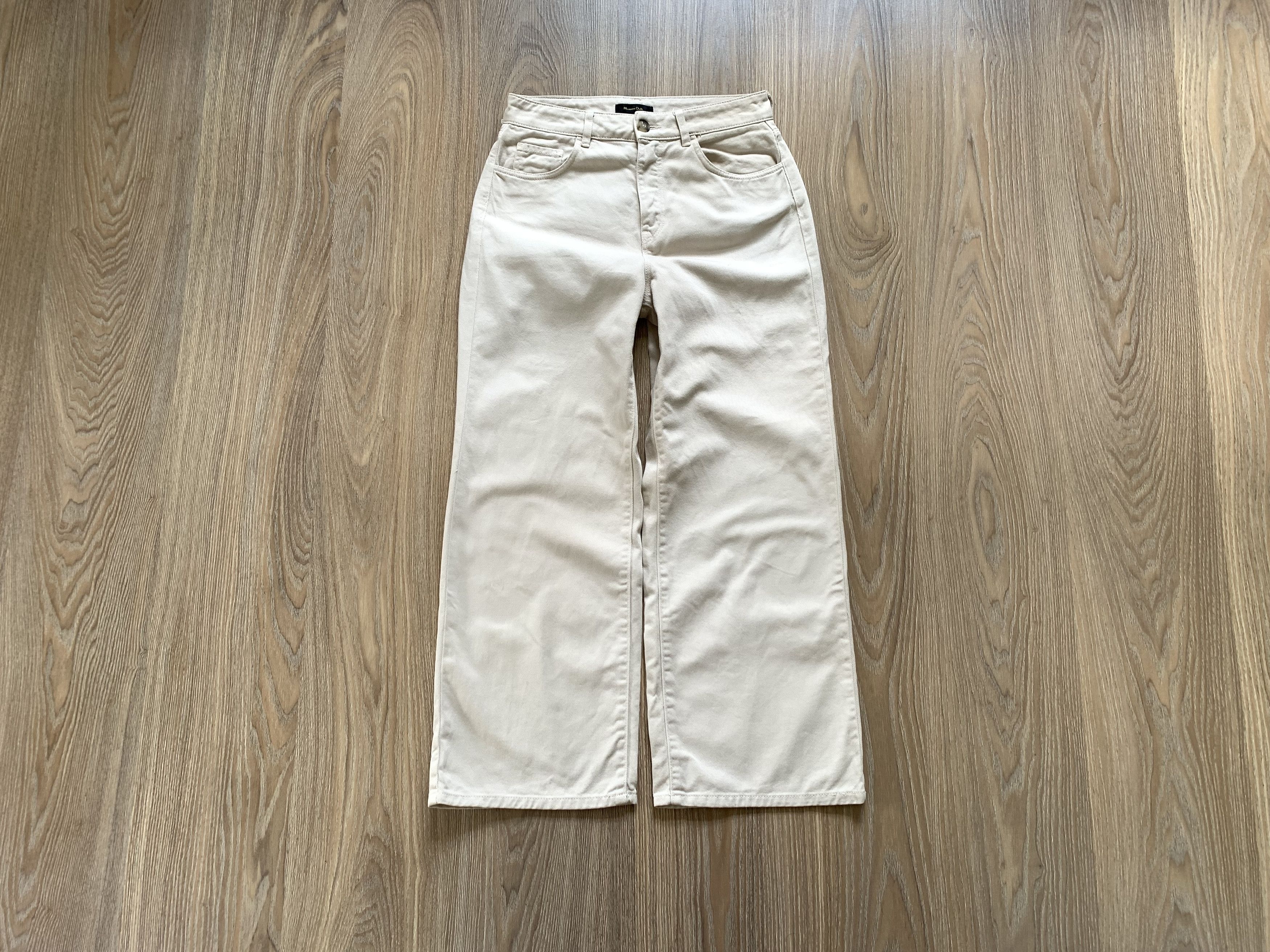 Designer × Massimo Dutti Women's Massimo Dutti Wide Leg Jeans Size 26" / US 2 / IT 38 - 1 Thumbnail