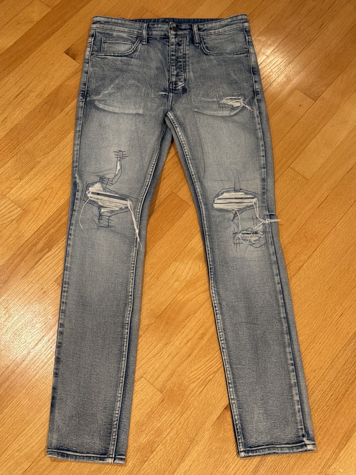 Ksubi Ksubi Chitch Rekovery Light Wash Denim Size US 31 - 2 Thumbnail
