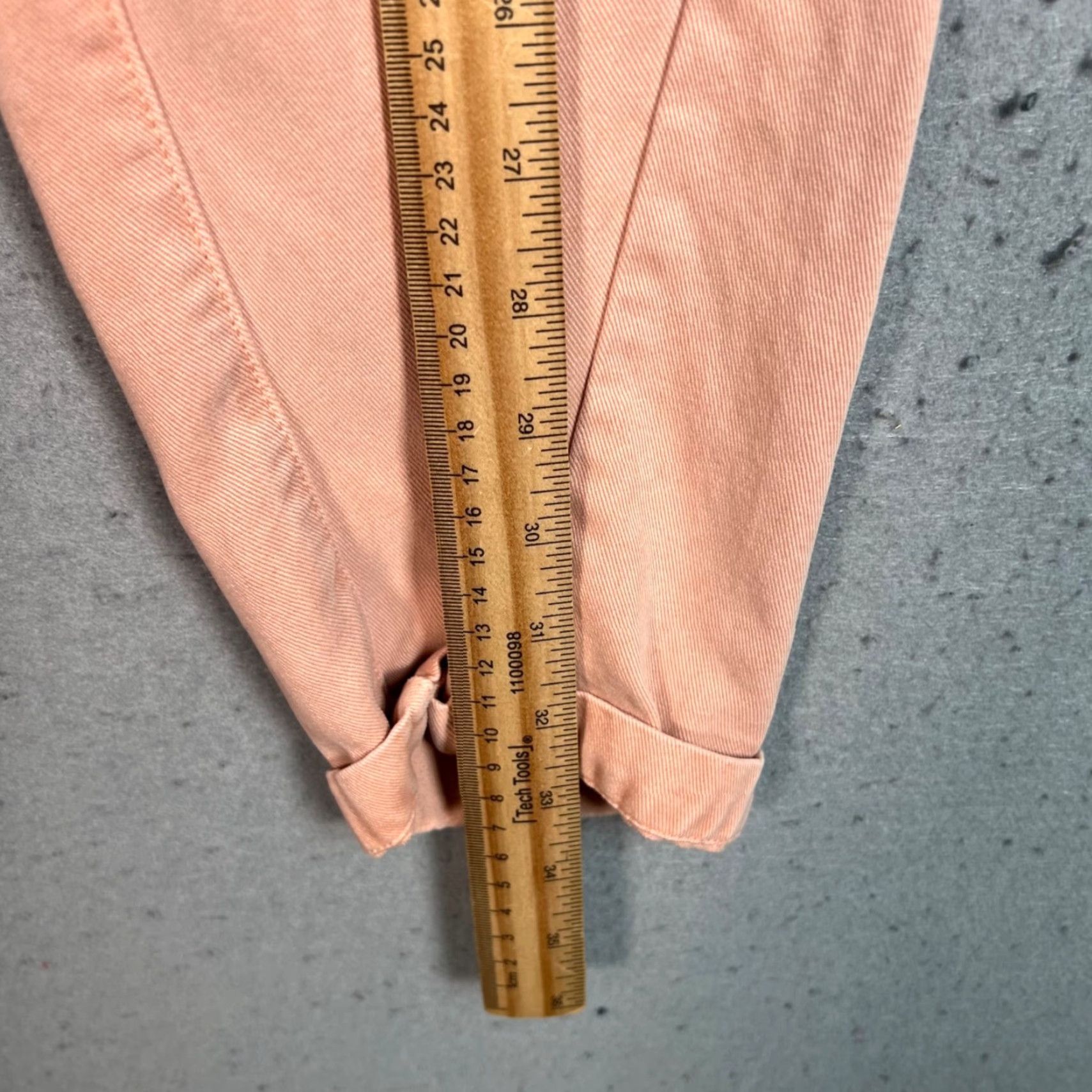 Anthropologie Anthropologie Womens Pants Chino 26P Petite Pink Mid Rise Pleated Tapered 28 in Waist Inseam 25 in Pocket Vintage No Mens Womens Girls Size 28" / US 6 / IT 42 - 7 Thumbnail