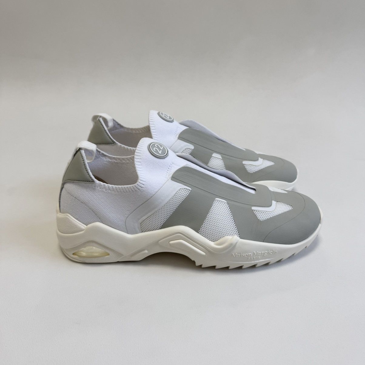 Maison Margiela Laceless White Low Top ‘Future’ Sneakers Size US 11 / EU 44 - 3 Thumbnail