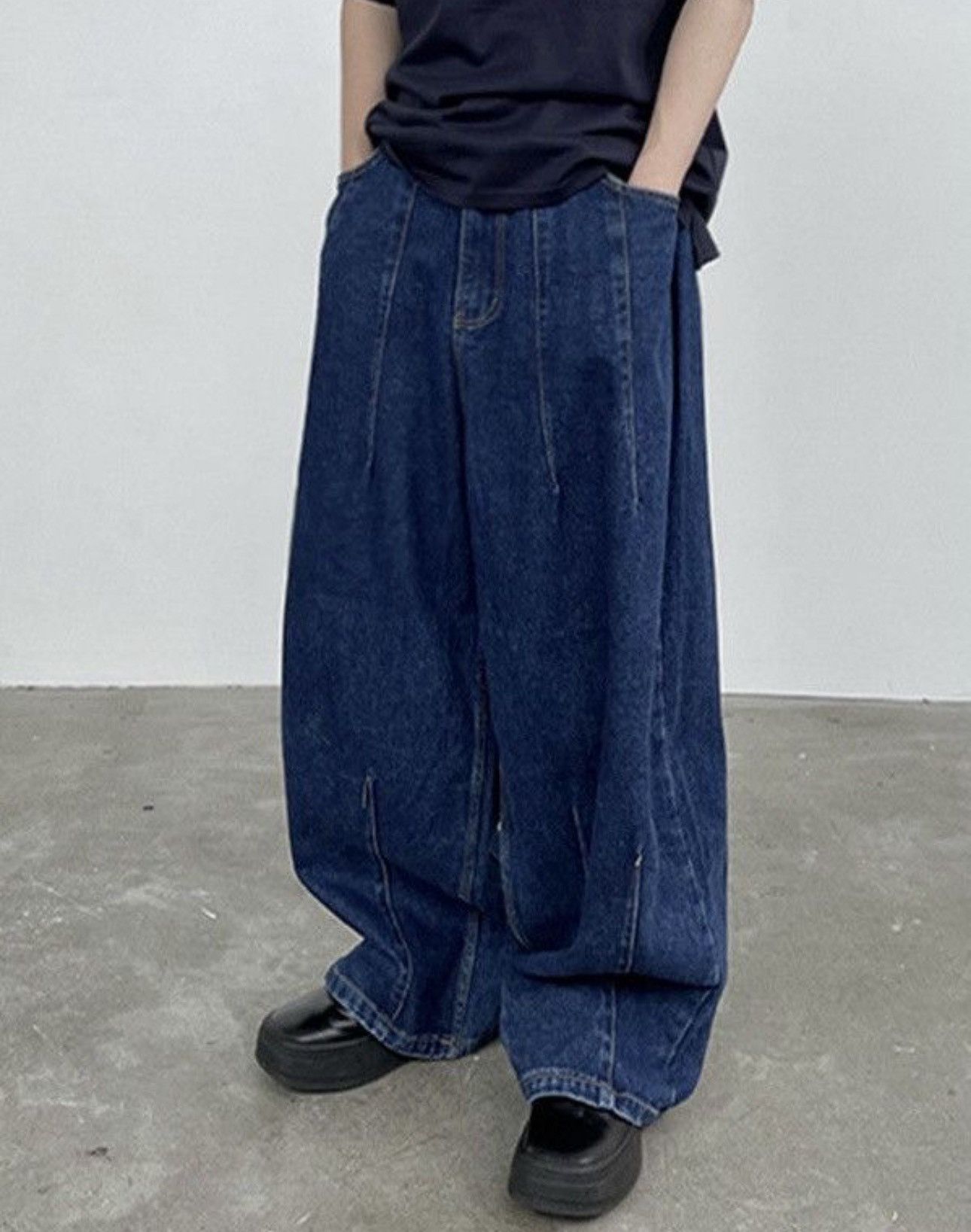 Japanese Brand × Vintage Retro punk balloon baggy loose jeans pants Size US 30 / EU 46 - 2 Thumbnail
