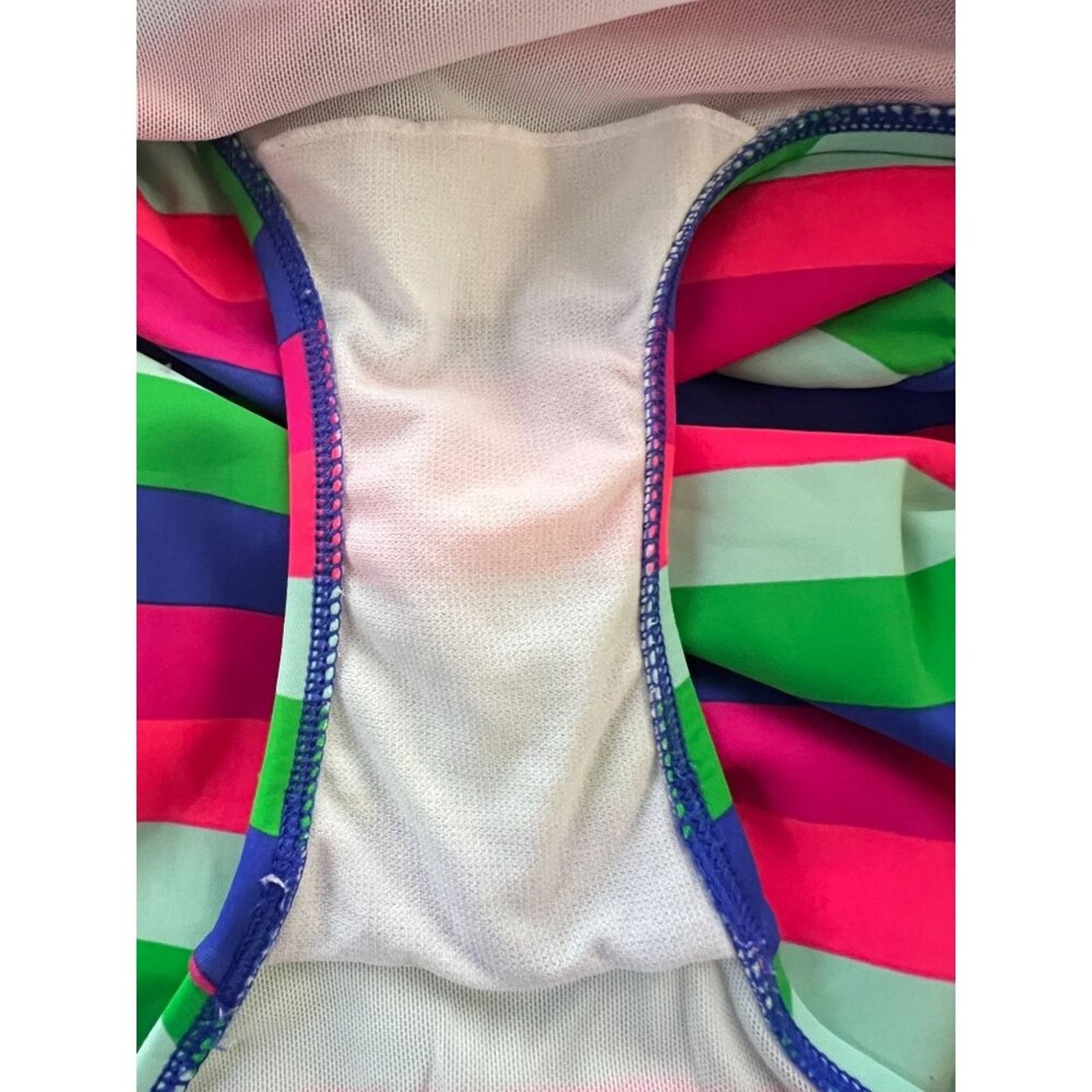 Boden Boden Bandeau One Piece Swim Suit Colorful Stripe Size 4 Size S / US 4 / IT 40 - 4 Thumbnail