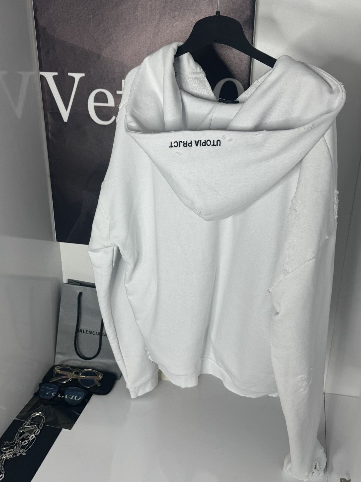 Other ✅Utopia Project 25 Hard Distressed Lyrica 150mg Hoodie 1/1 Size US L / EU 52-54 / 3 - 7 Thumbnail