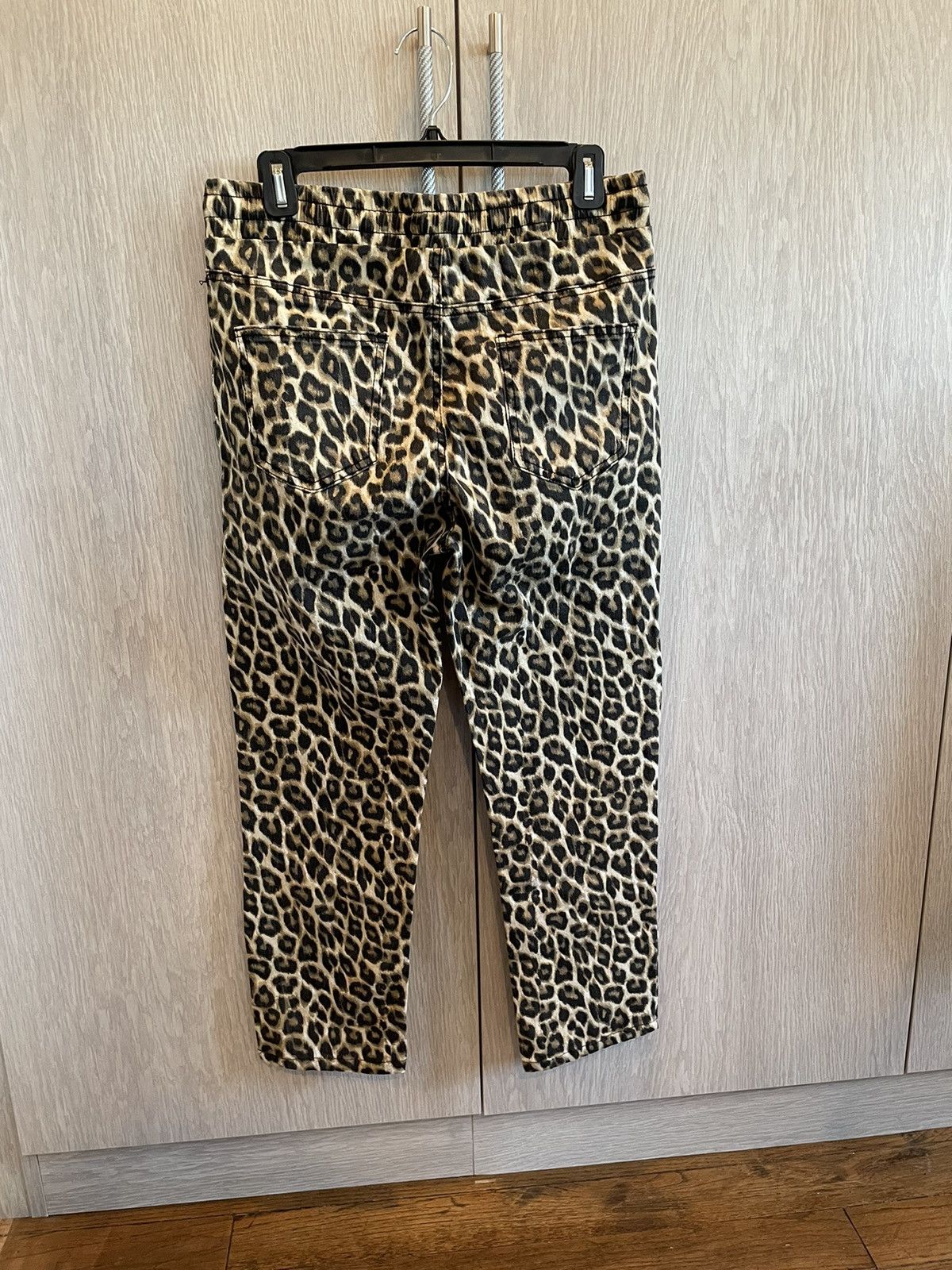 Vintage Leopard Print Pants Size US 30 / EU 46 - 2 Thumbnail