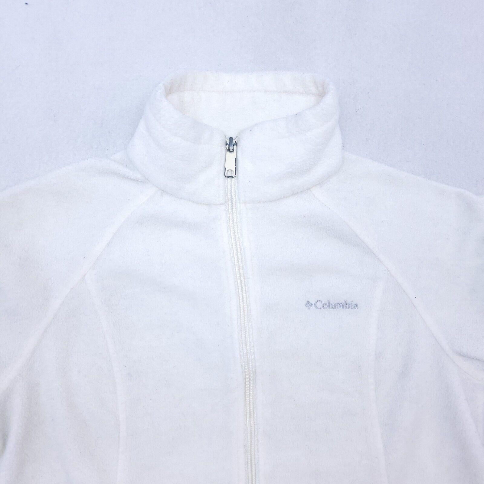 Columbia Columbia Long Sleeve Zip Up Jacket Women Size Medium M White Size M / US 6-8 / IT 42-44 - 1 Thumbnail