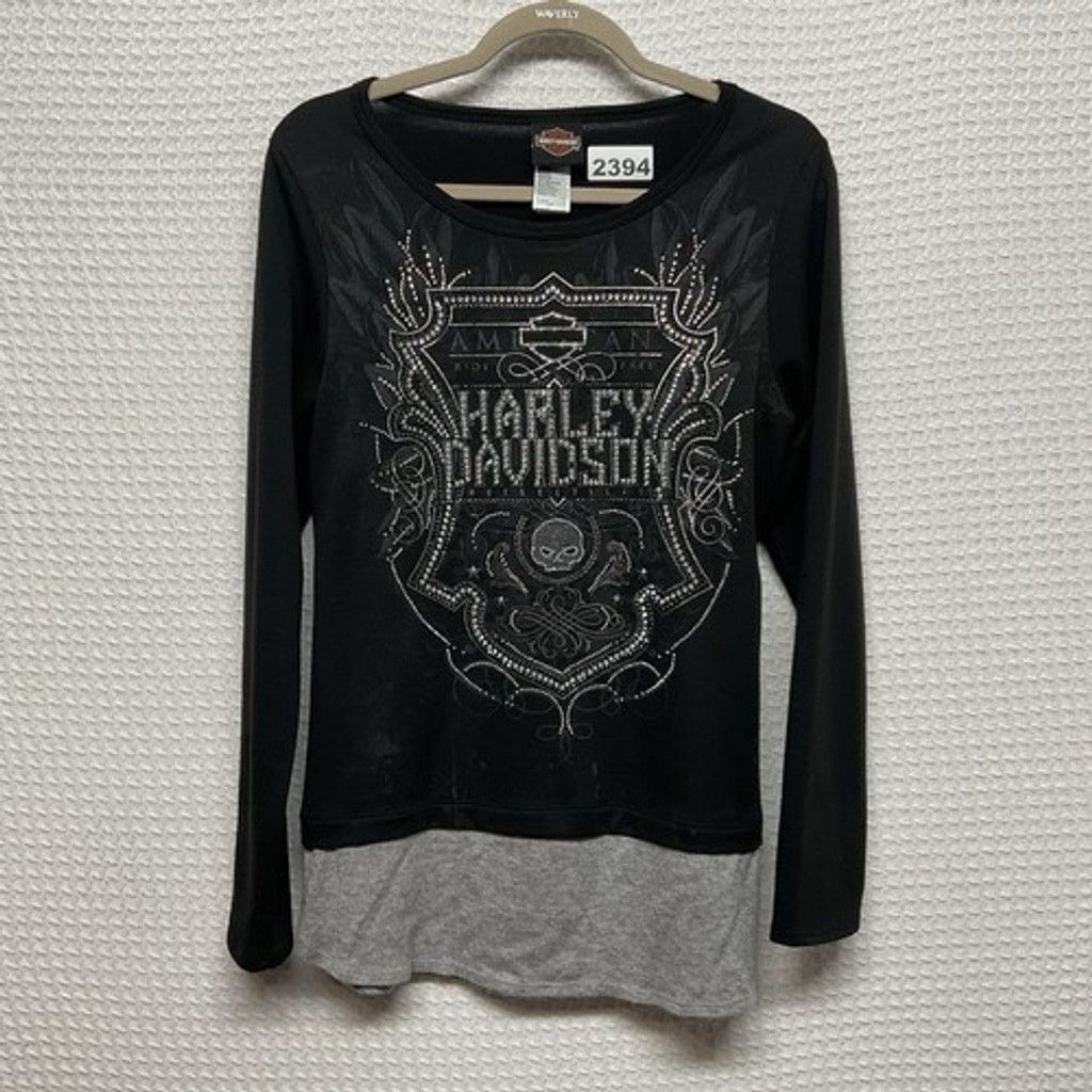 Harley Davidson Harley-Davidson With Studs Willie G Skull Sweatshirt Women L Size L / US 10 / IT 46 - 7 Thumbnail