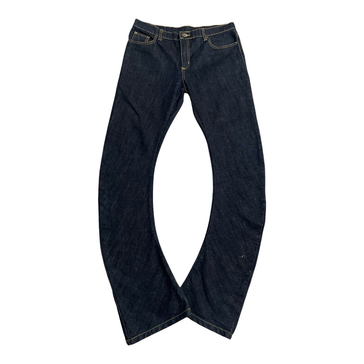If Six Was Nine Vintage Diabrock Banana Flare jeans size 34 x 31 inches Size US 34 / EU 50 - 1 Thumbnail