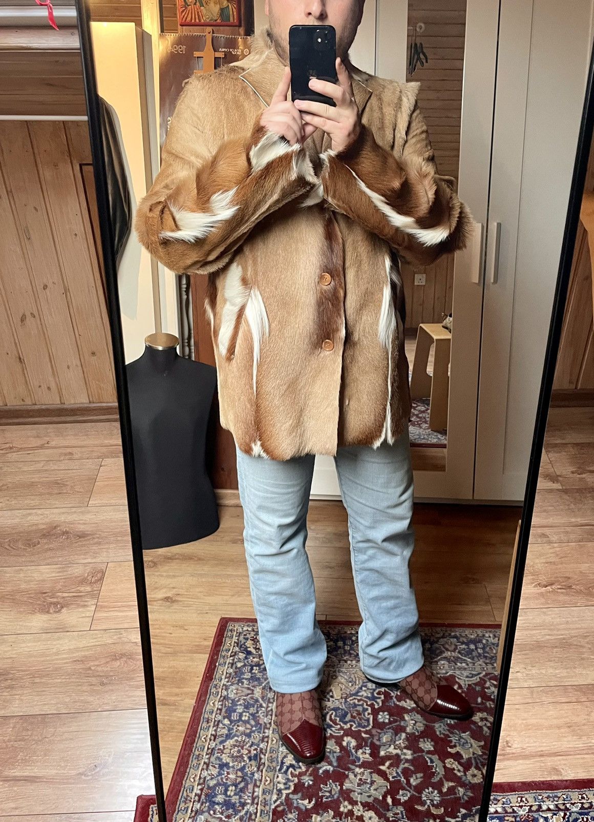 Dolce & Gabbana RESERVED Rare Dolce Gabbana FW 2000 Springbok fur jacket Size US S / EU 44-46 / 1 - 14 Thumbnail
