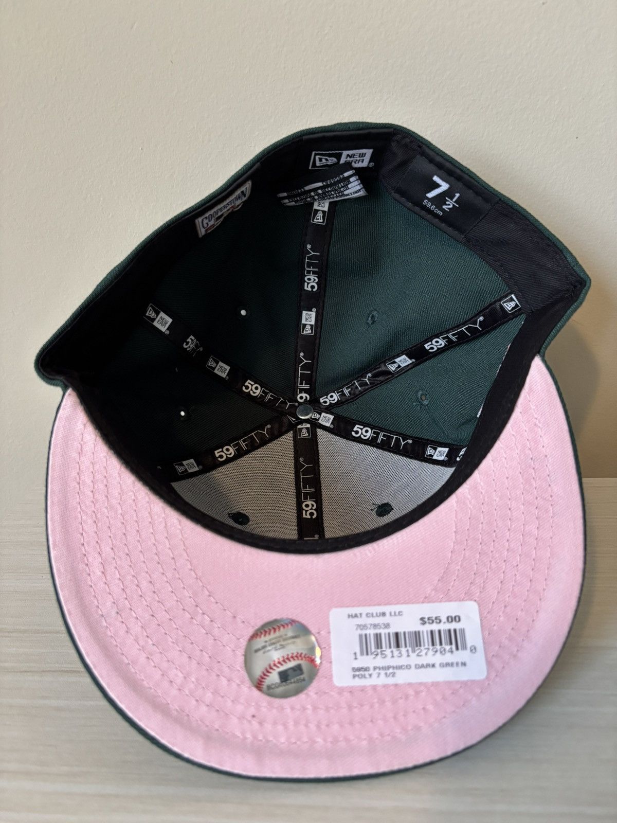 Hat Club Hatclub Philadelphia Phillies Green Eggs & Ham 7 1/2 Size ONE SIZE - 5 Thumbnail