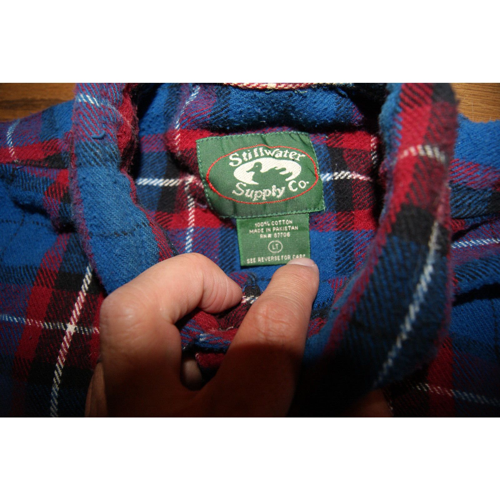 Other Stillwater Supply Co. Mens Large Tall Heavy Flannel Shirt Size US L / EU 52-54 / 3 - 3 Thumbnail