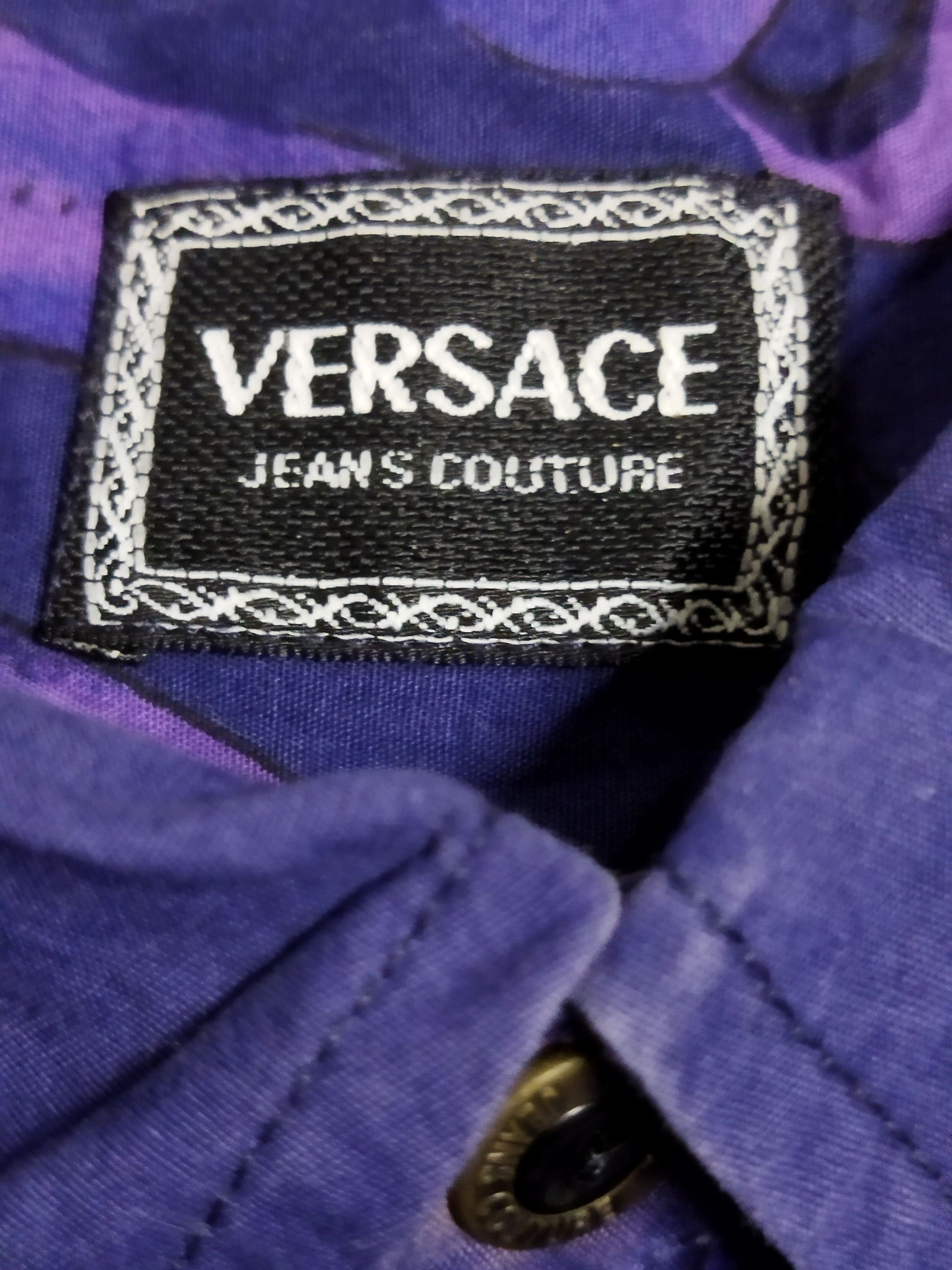 Versace Vintage Versace Shirt Size US L / EU 52-54 / 3 - 3 Thumbnail