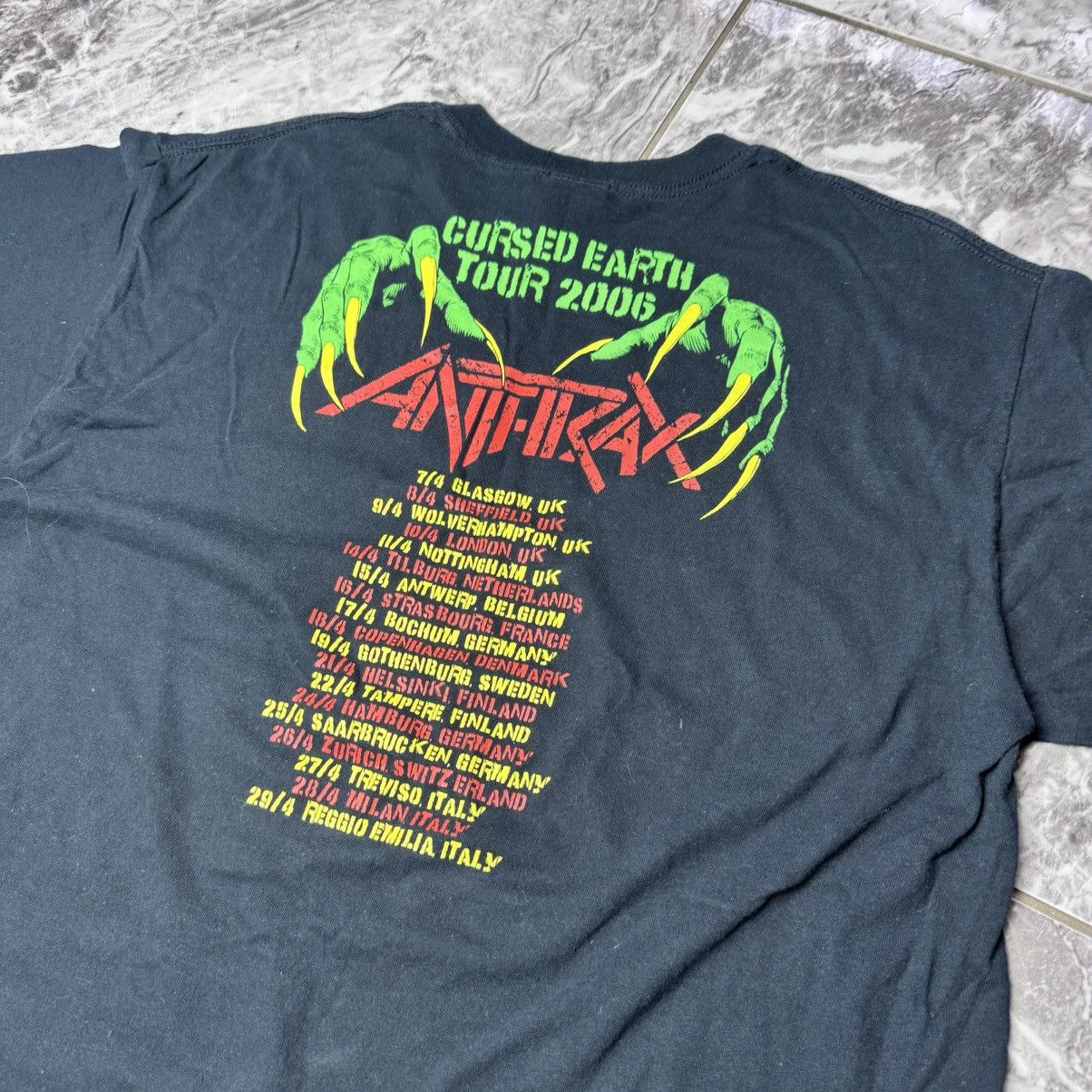 Band Tees × Vintage Band Tees Anthrax (Judge Death) ©Rebellion A/S 2006 Size US L / EU 52-54 / 3 - 4 Thumbnail