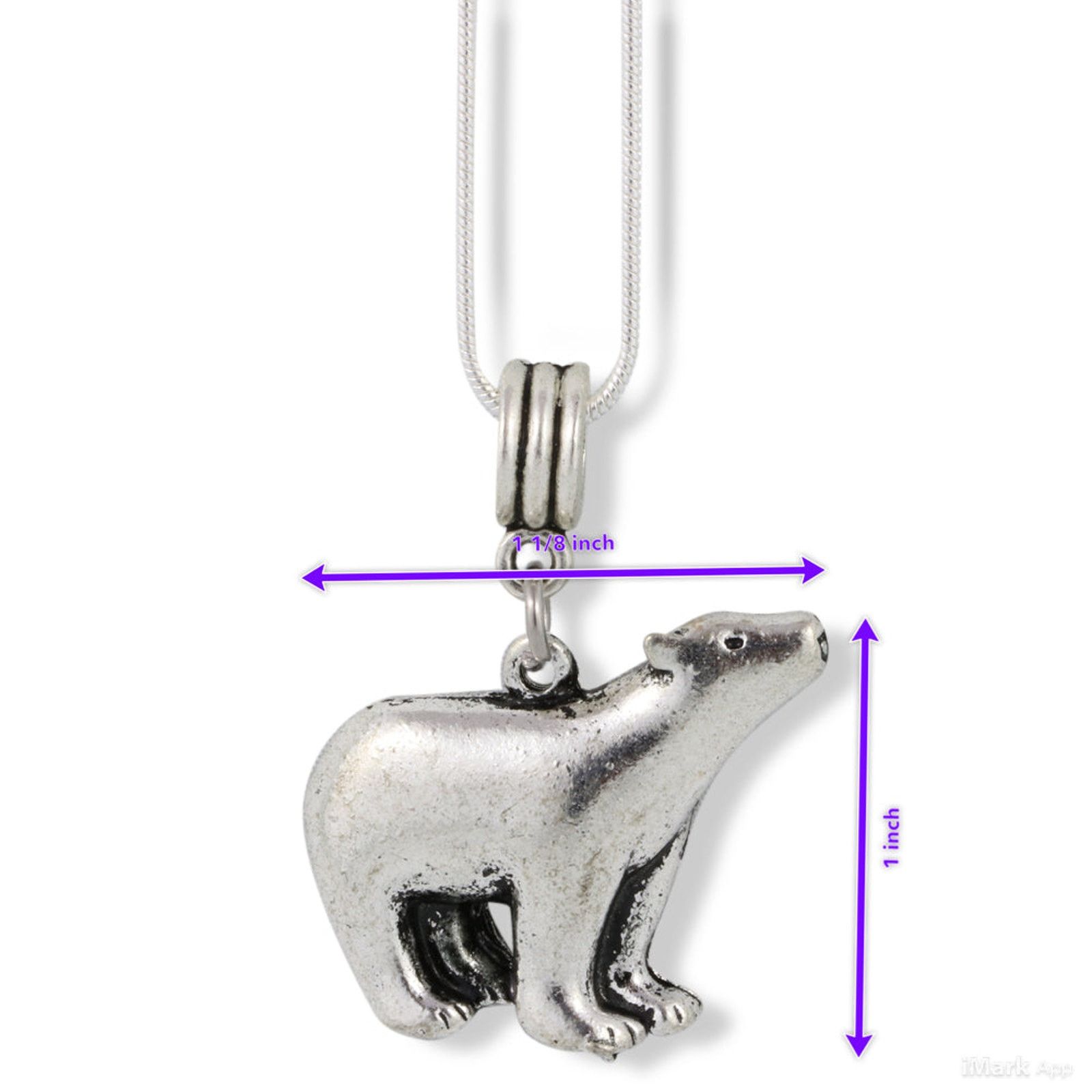 & Other Stories Bear Necklace Polar Bear Gifts for Women and Men Size ONE SIZE - 2 Thumbnail