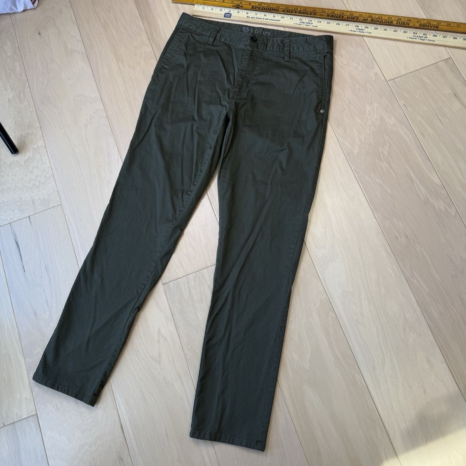 Vuori Vuori Collins Chino Pants 34 Green Cotton Minimalist Size US 34 / EU 50 - 10 Thumbnail