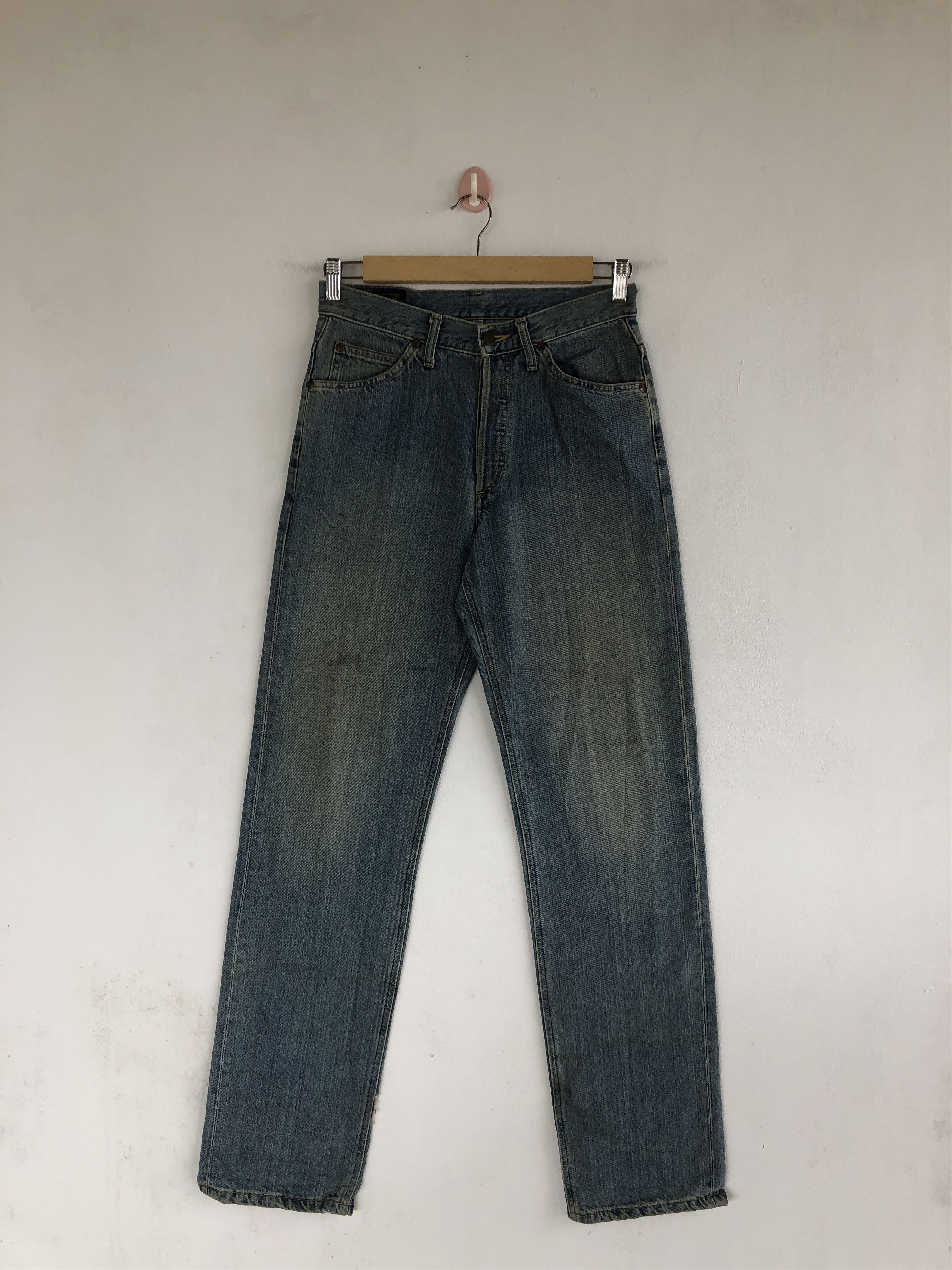 Lee Vintage 90s Lee Sanforized Jeans Lee Faded Light Wash Denim Size 28" / US 6 / IT 42 - 1 Thumbnail