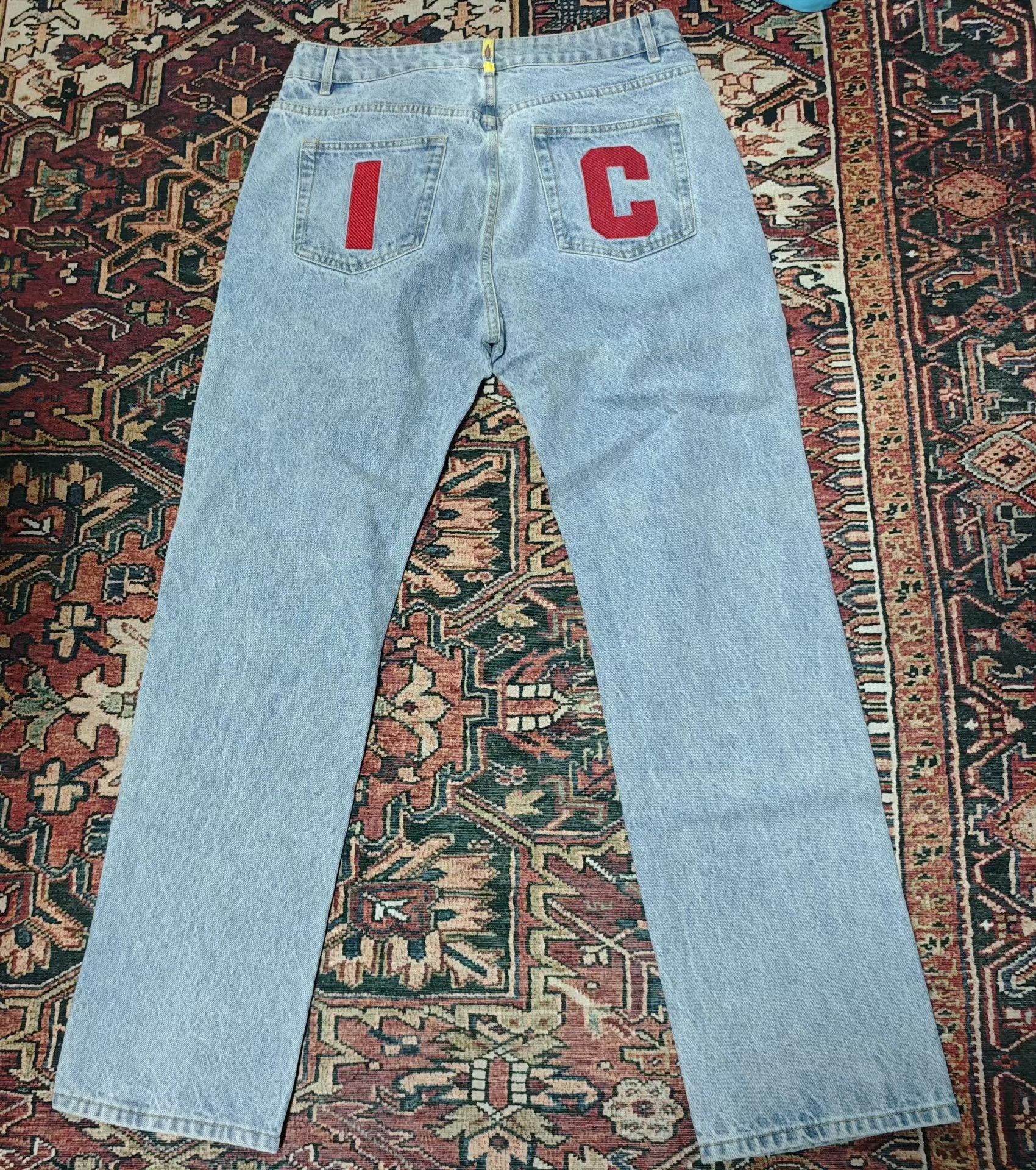 Billionaire Boys Club BILLIONAIRE BOYS CLUB Red Flying Dog Print Jeans Size US 34 / EU 50 - 2 Thumbnail