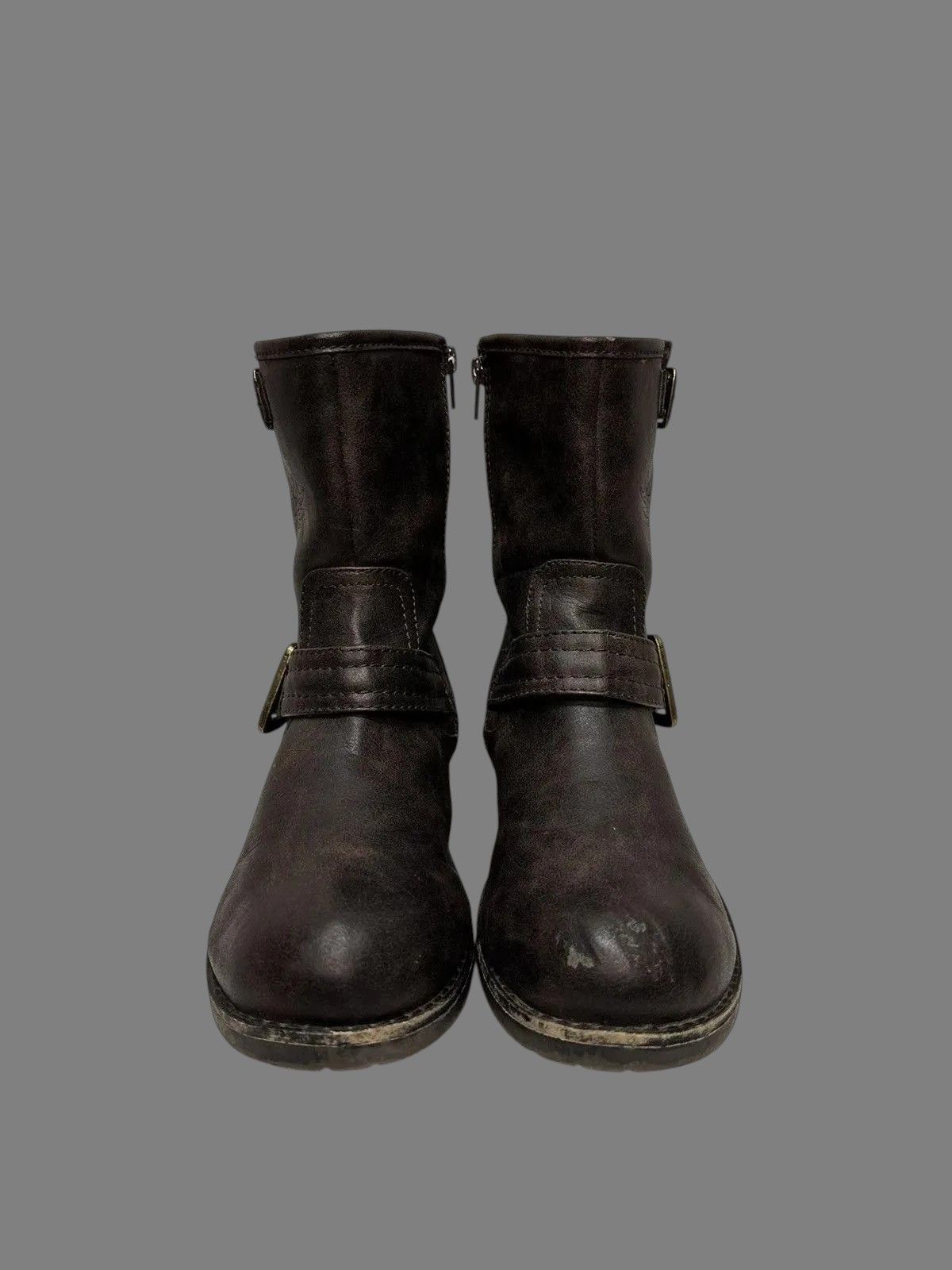 Other Leather Ankle Boots Graceland Brown Guidi Vintage Size 41 Size US 8 / EU 41 - 5 Thumbnail