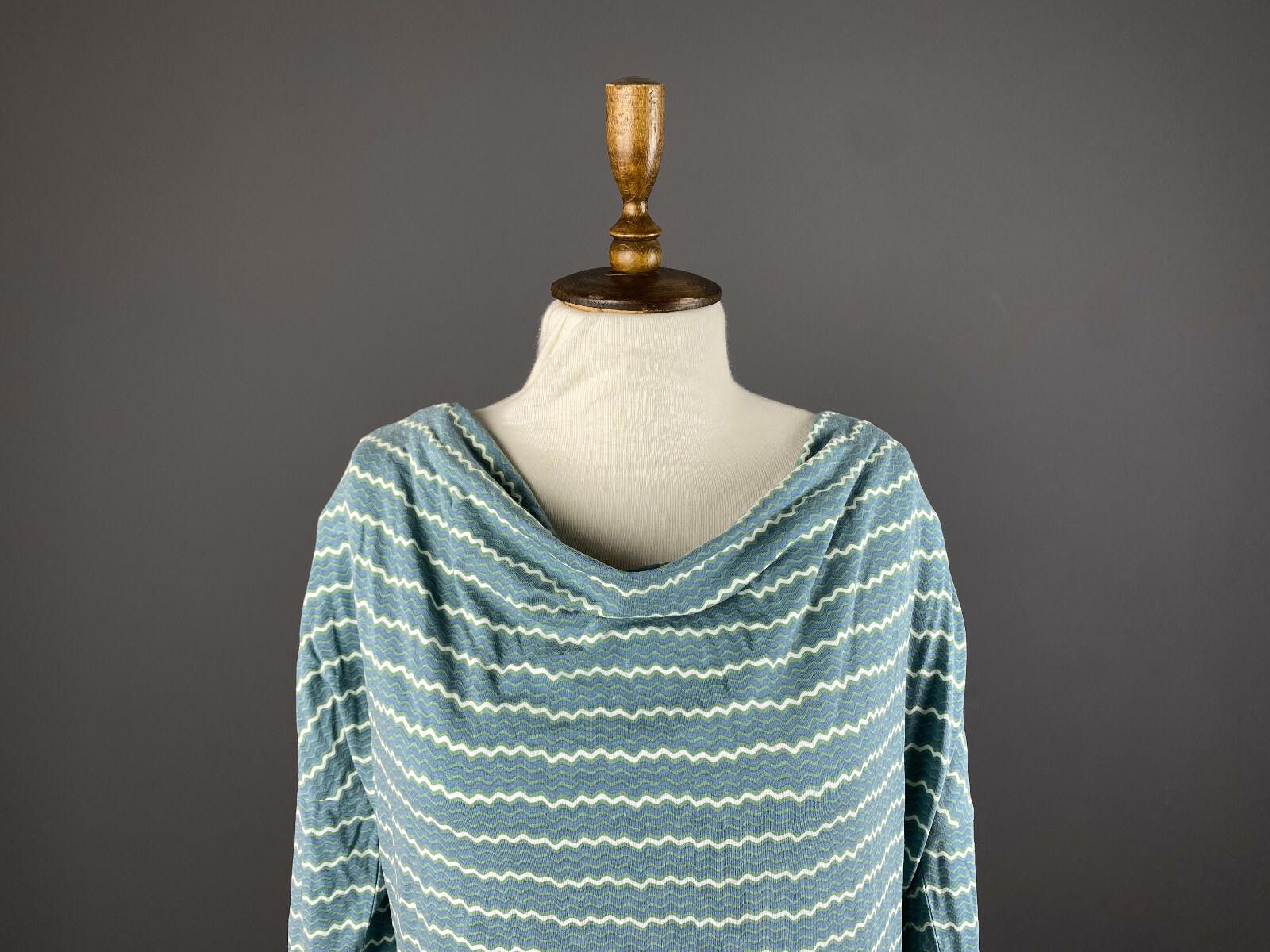 Designer Deerberg by OSKA Blue Stripe Pullover Sweater Size M Size M / US 6-8 / IT 42-44 - 2 Thumbnail