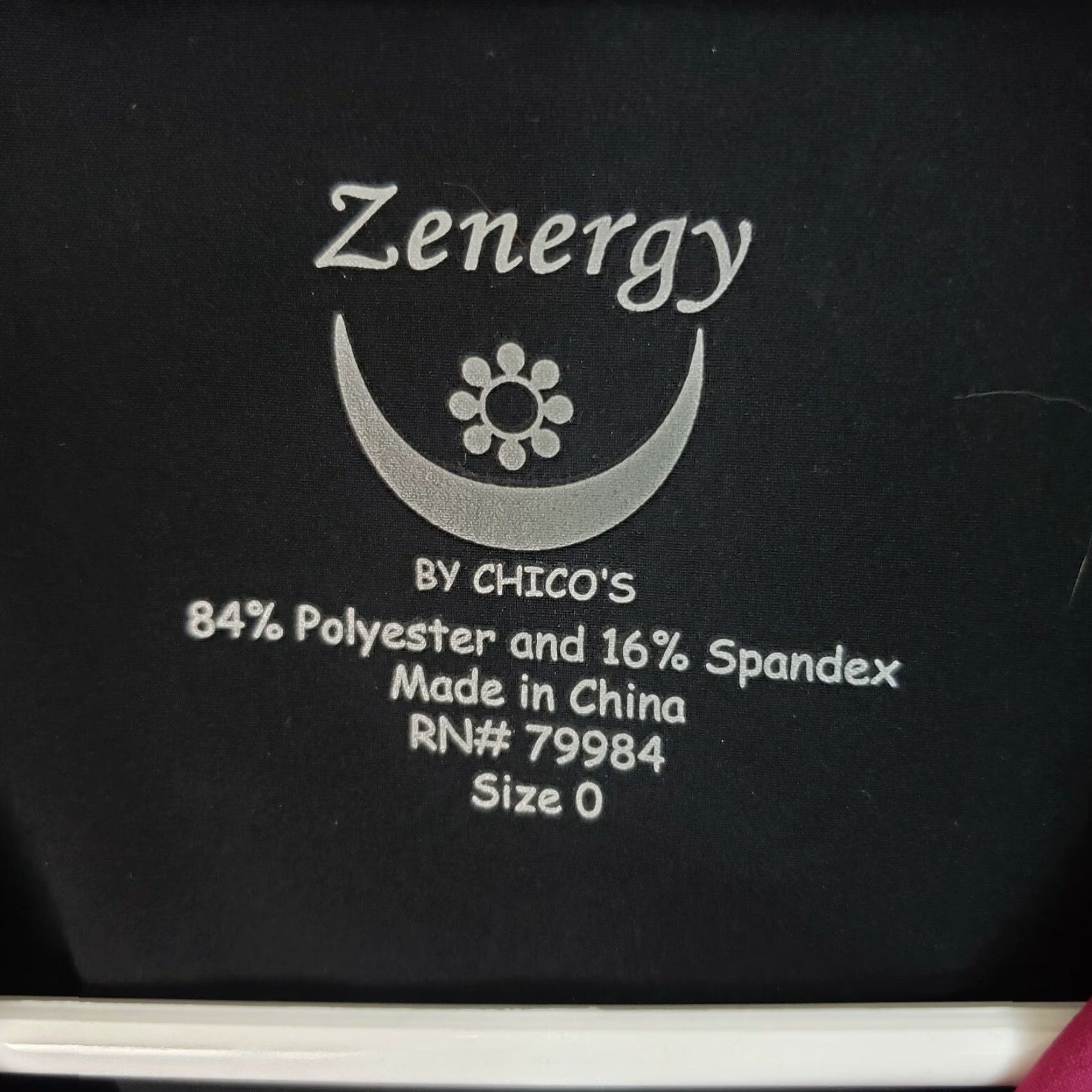 Vintage Chico's Zenergy Womens Top Sz S Black Full Zip Short Sleeve Shirt Womens Size S / US 4 / IT 40 - 6 Thumbnail