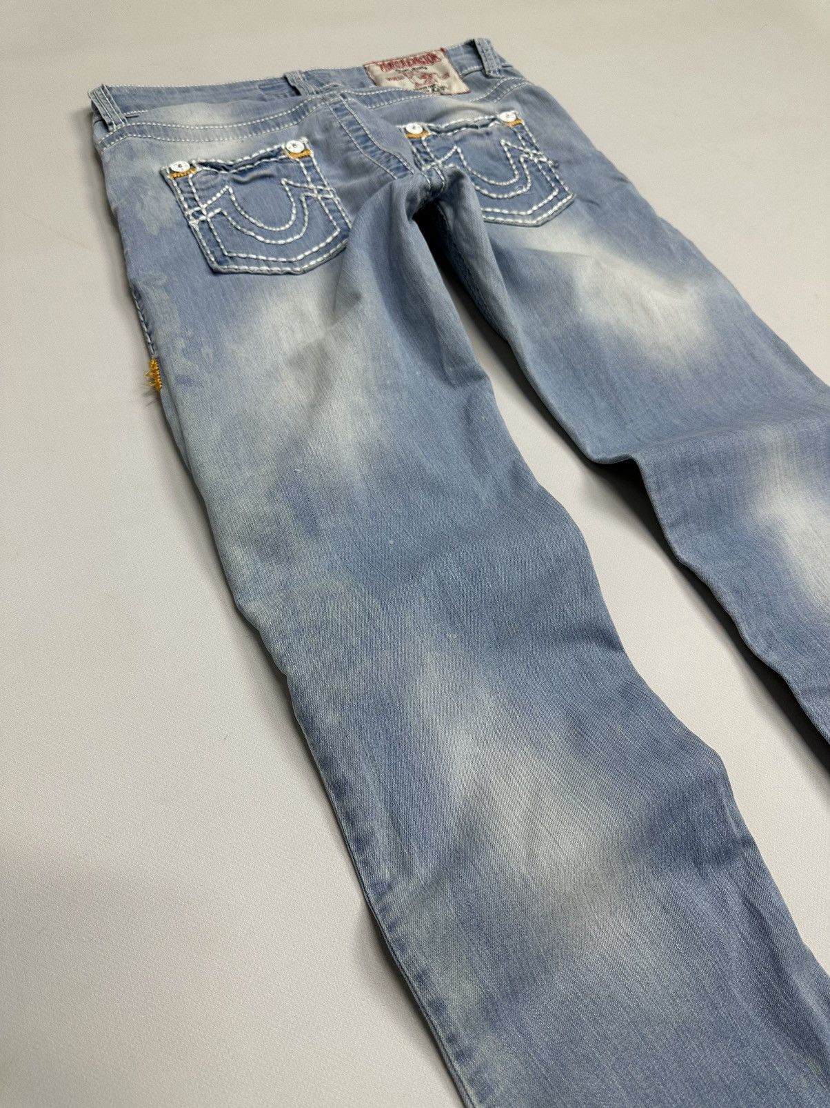 True Religion Vintage True Religion Slim Pants Distressed Y2k Japanese GOA Size 27" / US 4 / IT 40 - 12 Thumbnail