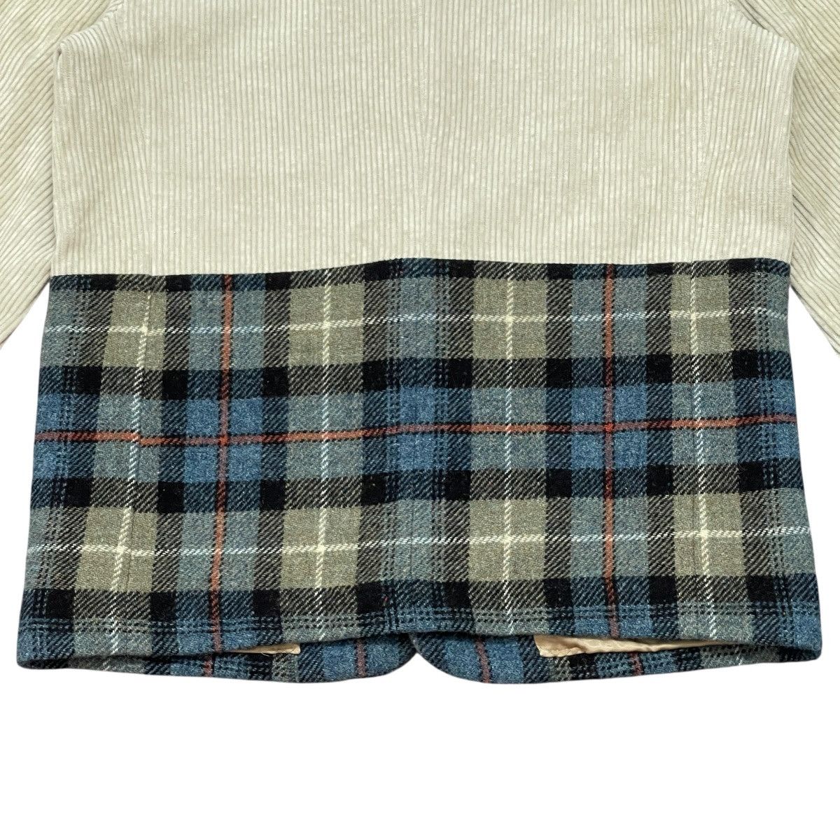 Issey Miyake Hai Sporting Gear Issey Miyake Corduroy Plaid Panel Jacket Size US M / EU 48-50 / 2 - 16 Thumbnail