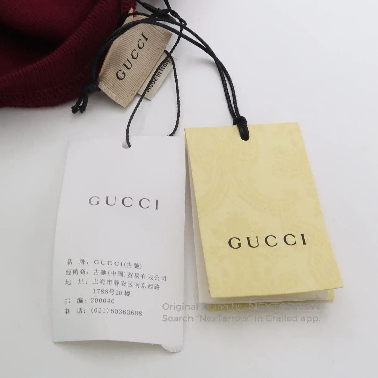 Gucci Gucci XS Maroon Logo Sweatshirt. Size US XS / EU 42 / 0 - 1 Thumbnail