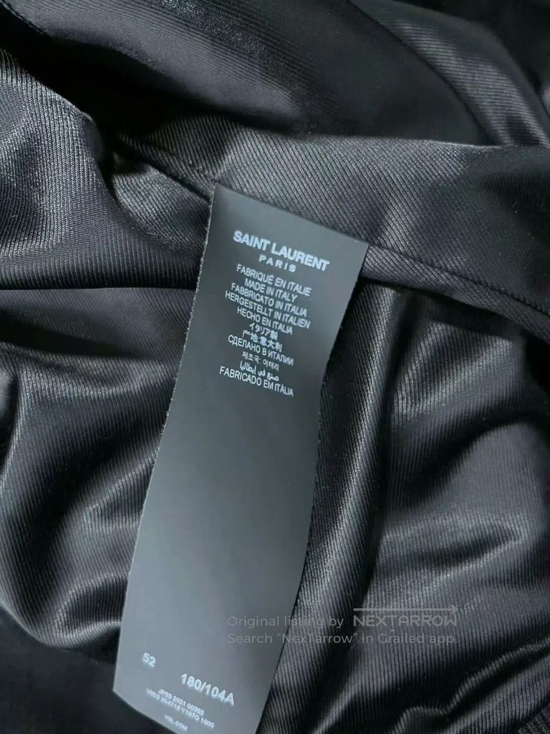 Saint Laurent Paris saint laurent wool baseball jacket size 52. Size US L / EU 52-54 / 3 - 7 Thumbnail