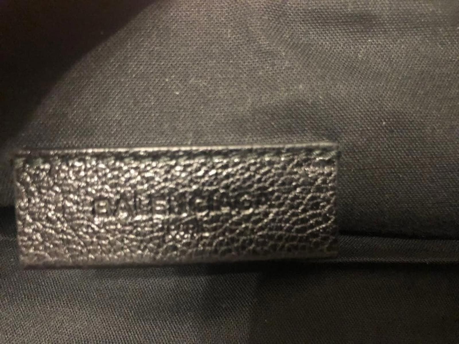 Balenciaga Balenciaga - Black Leather Clutch Bag Size ONE SIZE - 5 Thumbnail