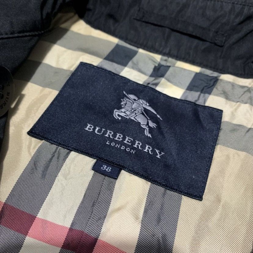 Burberry VTG 90s BURBERRY LONG COAT NOVA CHECK Size XS / US 0-2 / IT 36-38 - 2 Thumbnail