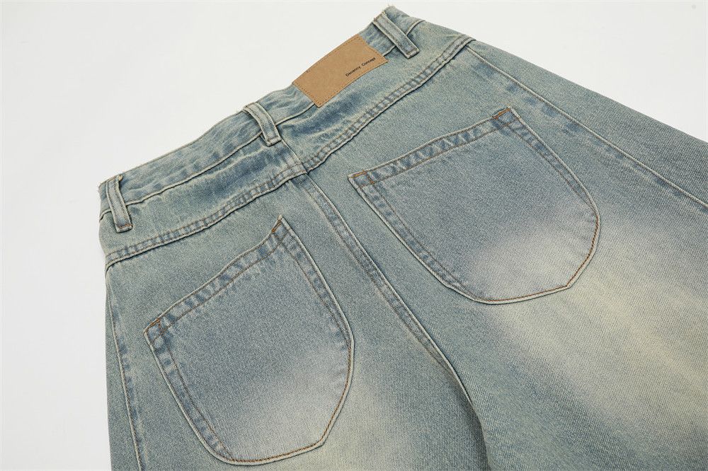 Japanese Brand × Jean Men's retro street style deconstructed washed jeans Size US 34 / EU 50 - 5 Thumbnail