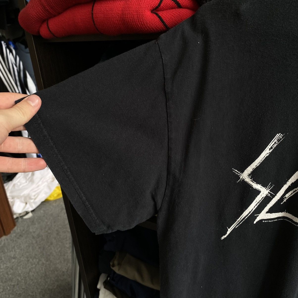 Band Tees Vintage Slayer 2017 Big Logo Rock Band black tee Size US L / EU 52-54 / 3 - 5 Thumbnail