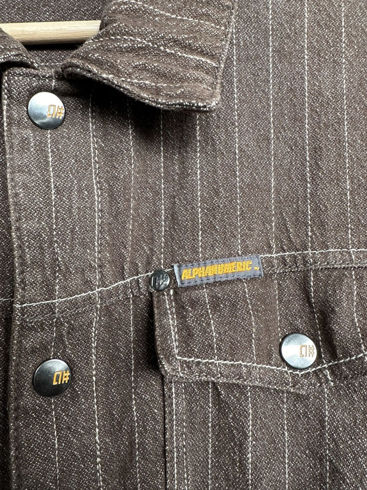 Alphanumeric × Vintage 2000s Alphanumeric Wabash trucker denim Size US L / EU 52-54 / 3 - 13 Thumbnail