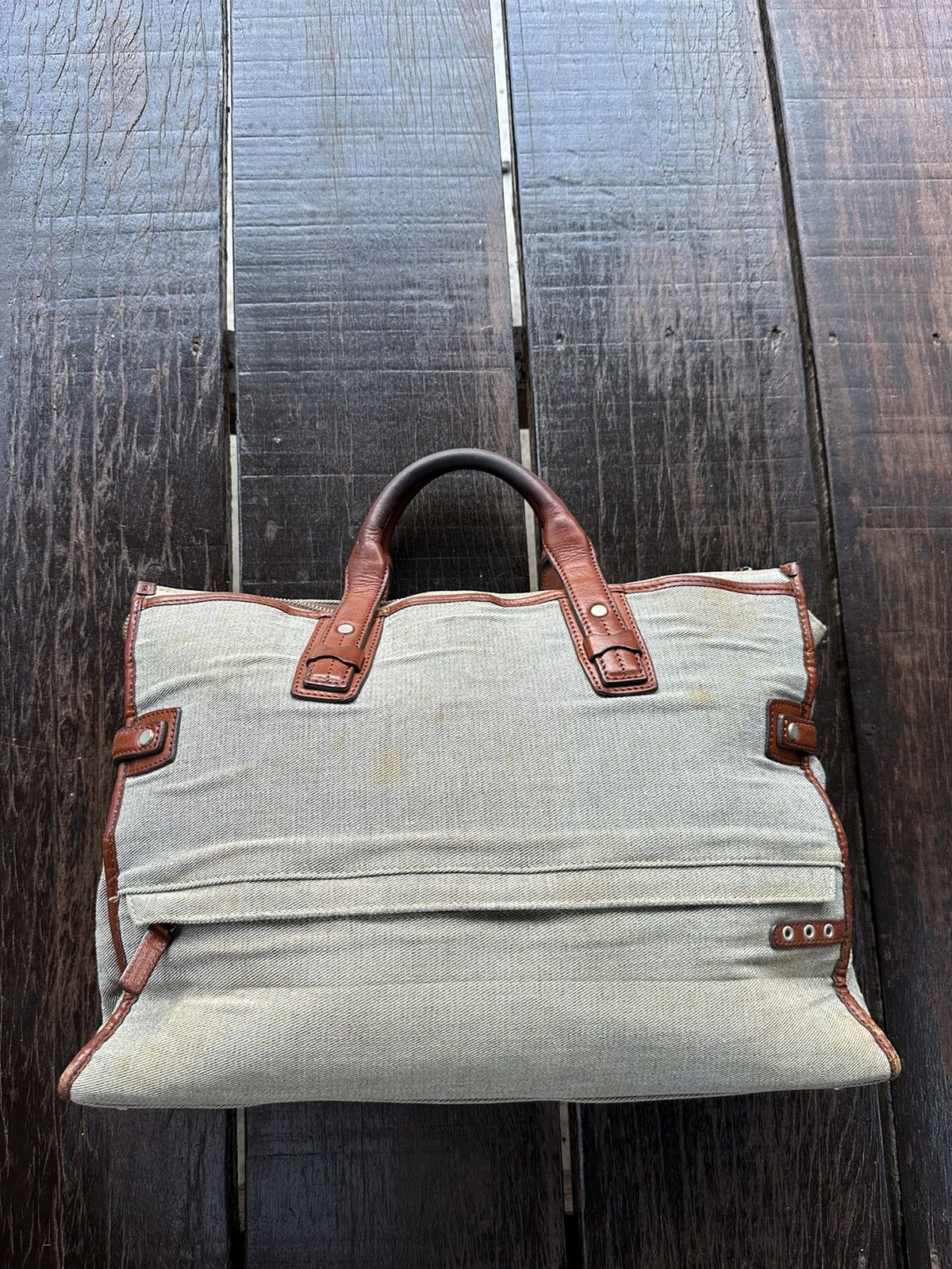 Japanese Brand × MasterPiece × Vintage Vintage master piece japan leather mesengger bag Size ONE SIZE - 7 Thumbnail
