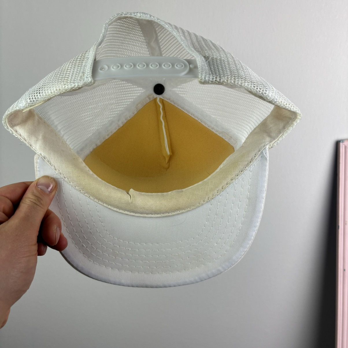 Other VTG 80s 90s K-Mart White Logo Employee Mesh Trucker Snapback Size ONE SIZE - 8 Thumbnail