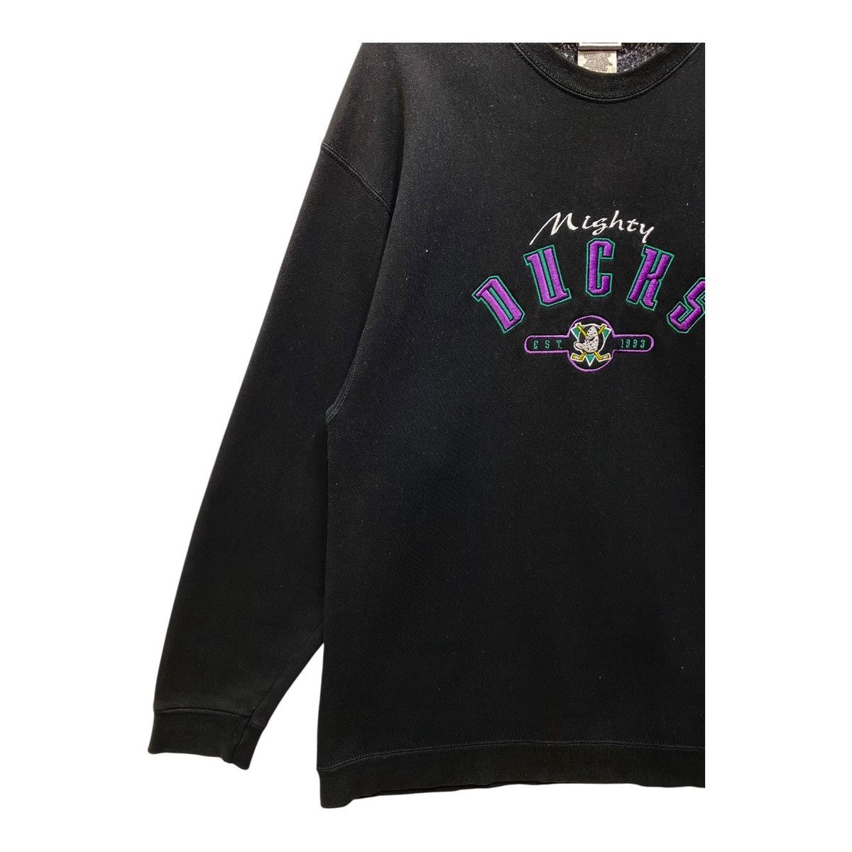 Pro Player Vintage Anaheim Mighty Ducks Crewneck Sweatshirt Size L Size US L / EU 52-54 / 3 - 4 Thumbnail