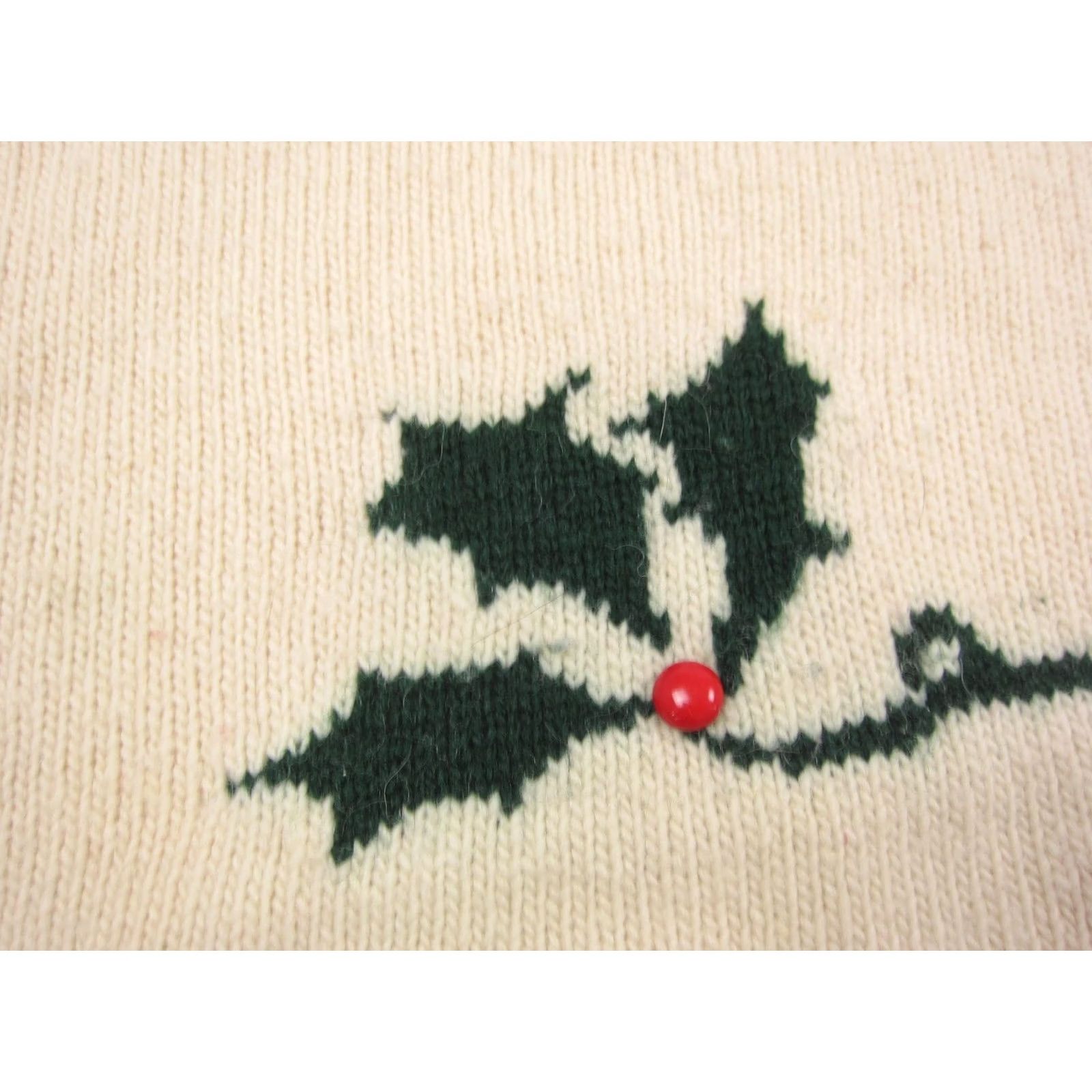 Vintage VINTAGE St Marys Woolens Sweater Womens 34 Creme Wool Handloomed 80s Size XXS / US 00 / IT 34 - 5 Thumbnail