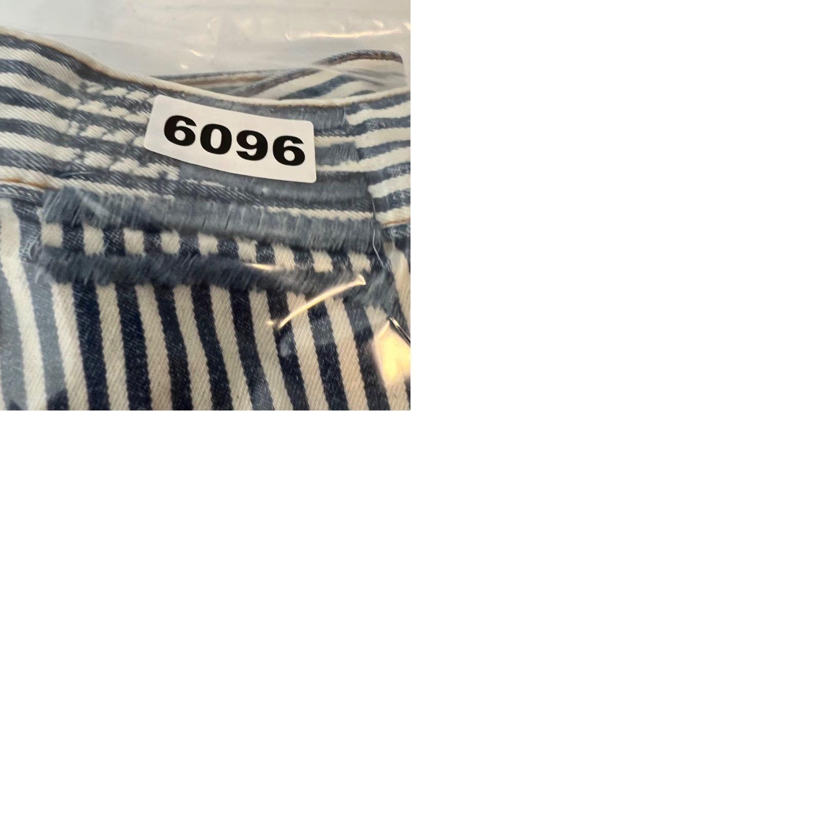 Vintage Revice Denim Womens Size 25 Striped Star Patch High-Waisted Flare Jeans Size 42" / US 20 - 9 Thumbnail