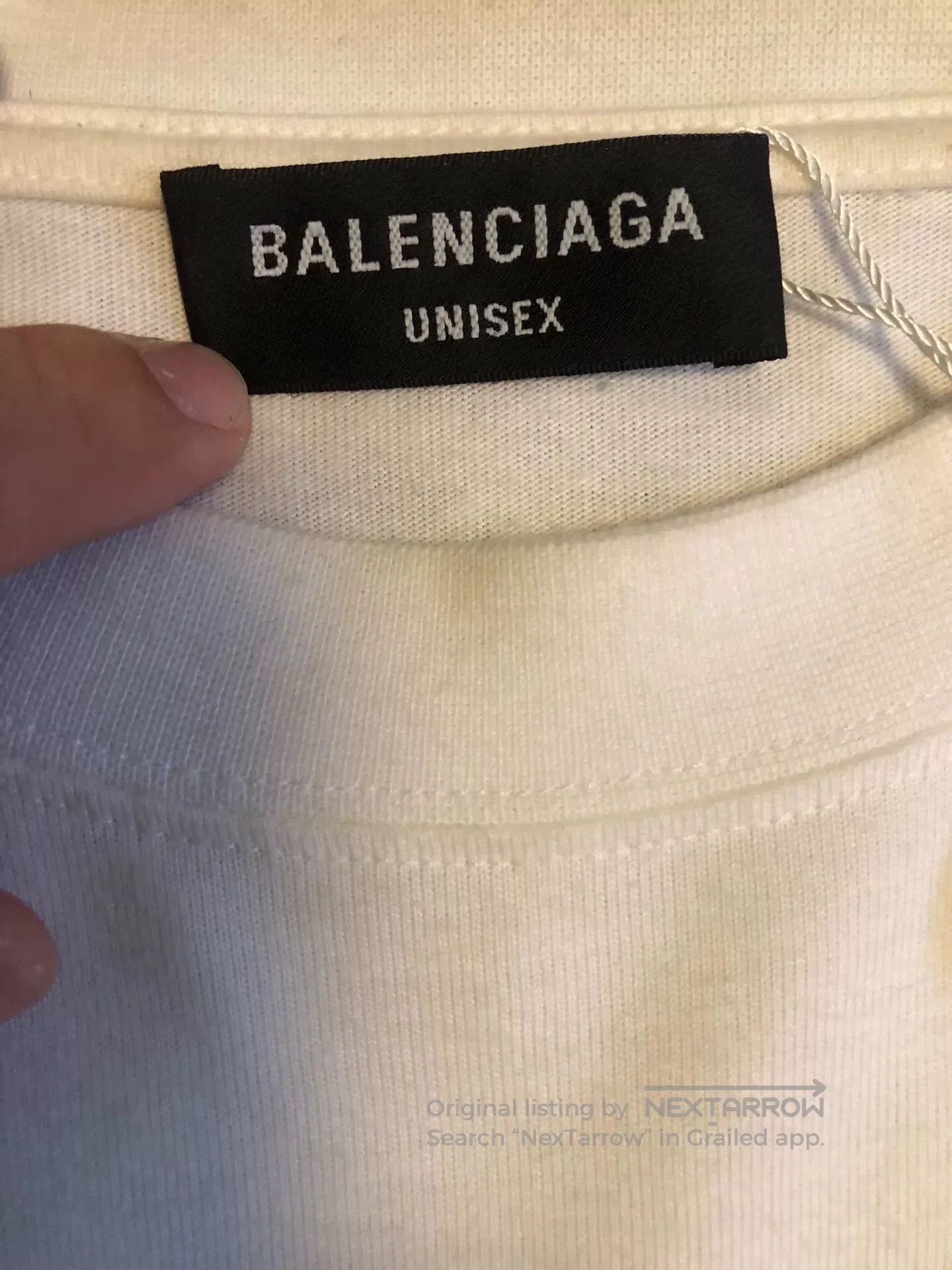 Balenciaga balenciaga x wfp logo long sleeve t-shirt. Size US M / EU 48-50 / 2 - 3 Thumbnail