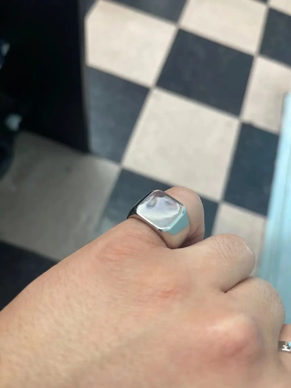 Jewelry Glossy Ring Flat ( size 7 to 11 ) Size ONE SIZE - 2 Thumbnail