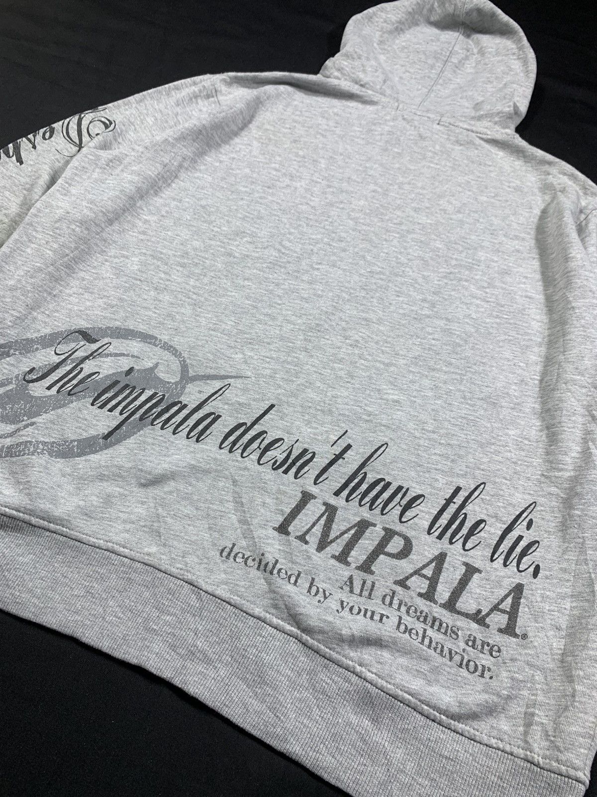 If Six Was Nine × Japanese Brand × Le Grande Bleu (L.G.B.) Japanese Impala Poem Gothic Hoodie Lgb ifsix style Size US L / EU 52-54 / 3 - 4 Thumbnail