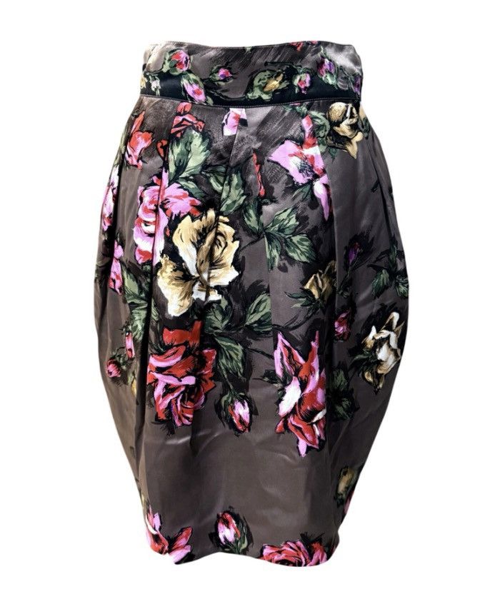 Sportmax VTG Sportmax Silk Floral Tulip Pencil Skirt IT 44 / US 10 Size 32" / US 10 / IT 46 - 1 Thumbnail