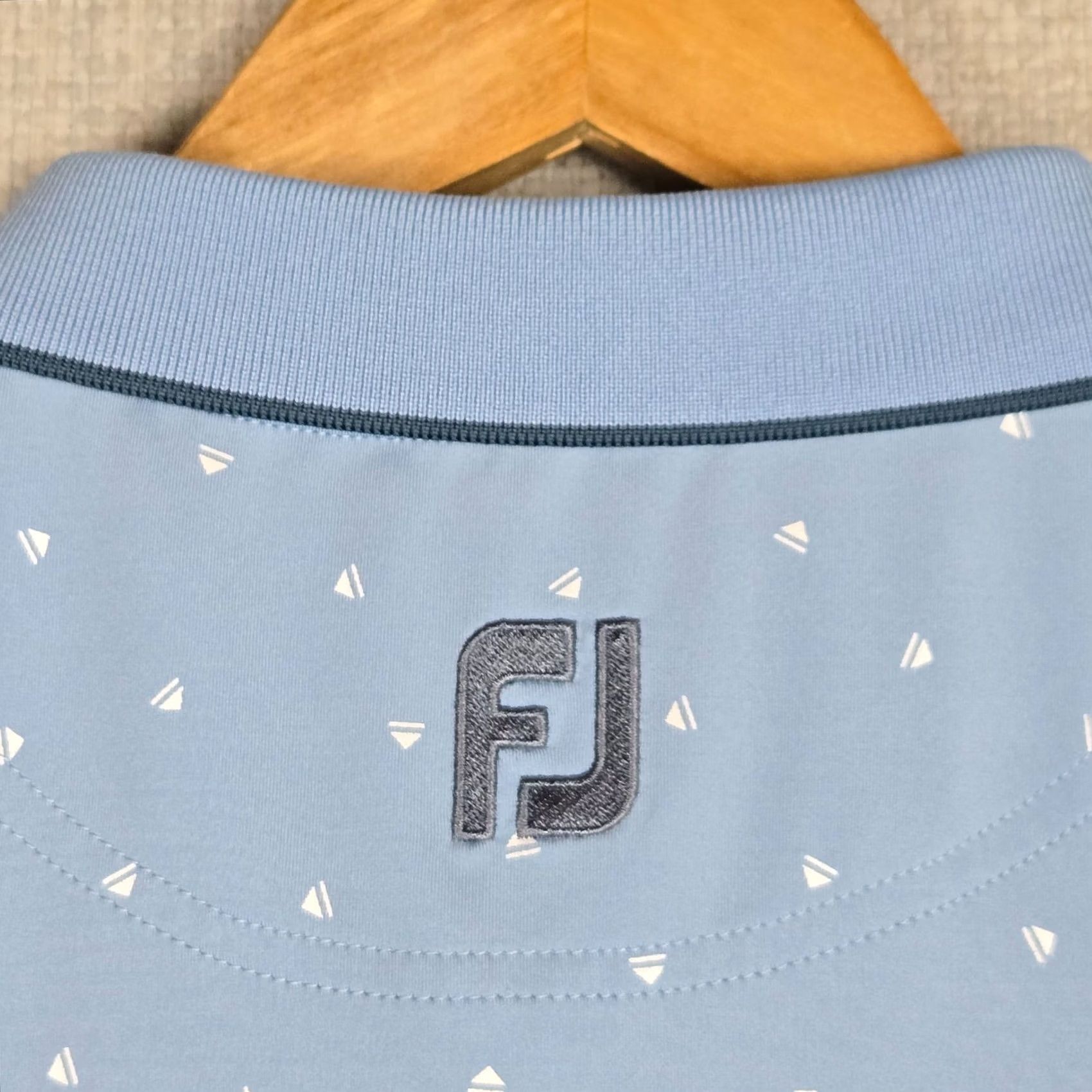Footjoy FOOTJOY Golf Polo Shirt Mens Size 2XL Blue Eject Button Print Performance FJ Size US XXL / EU 58 / 5 - 6 Thumbnail
