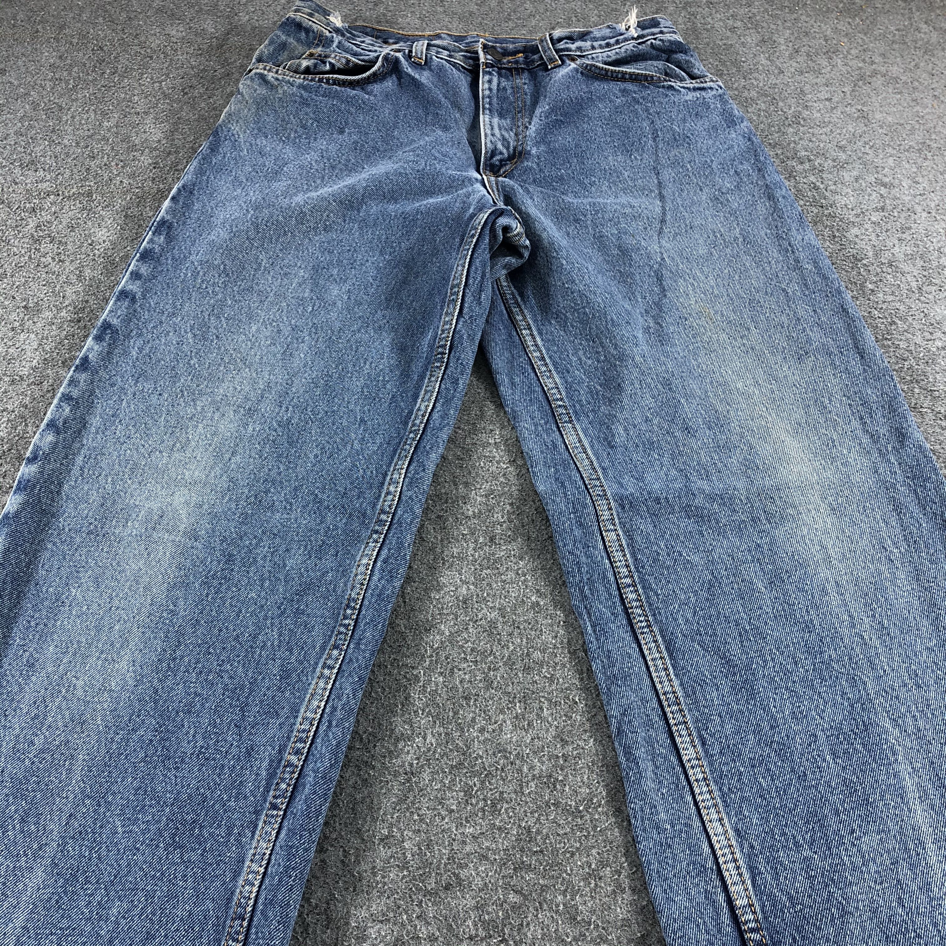 Levi's Vintage 90s Blue Wash Levis Orange Tab Jeans-J1221 Size US 30 / EU 46 - 3 Thumbnail