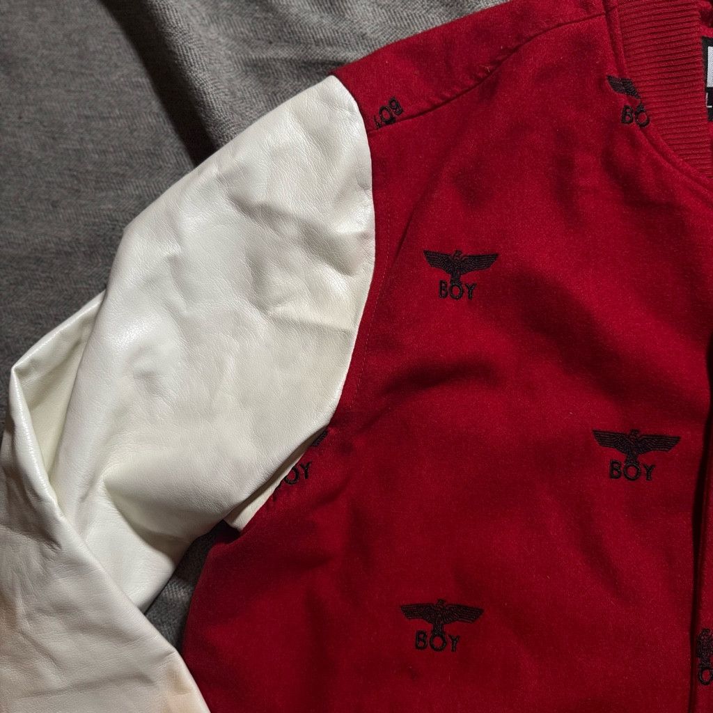Boy London Boy London Varsity Jacket Red White Size US M / EU 48-50 / 2 - 7 Thumbnail